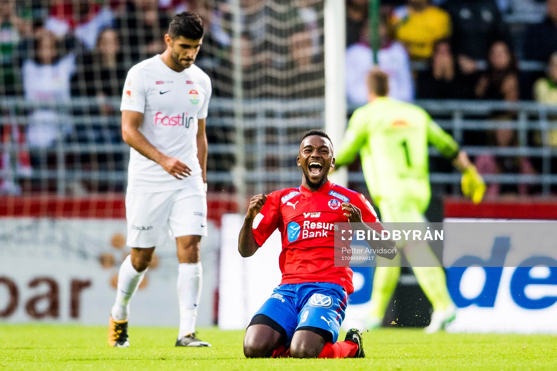 Helsingborgs Lumala Abdu  jublar