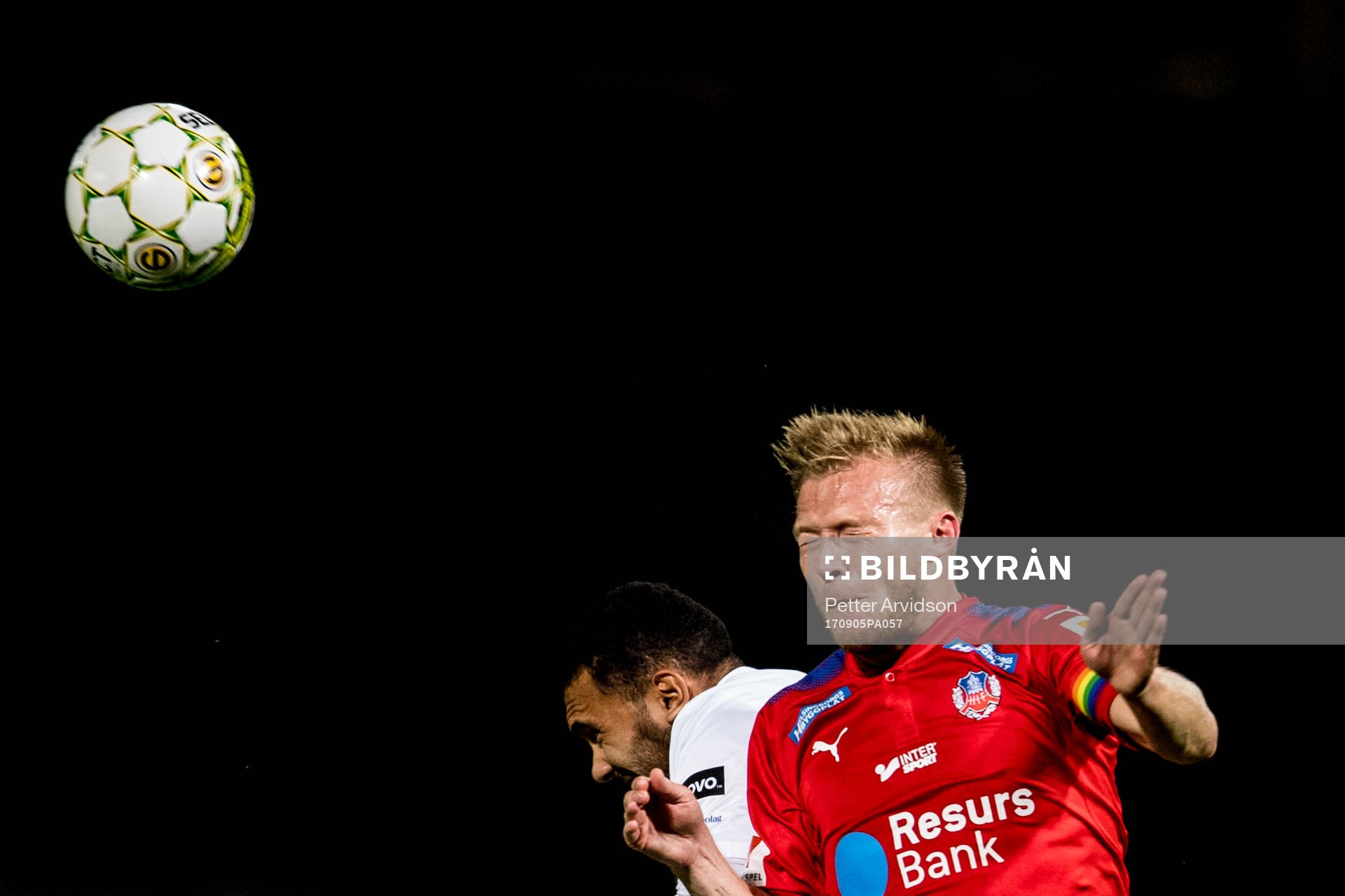 Helsingborgs Andreas Landgren och Dalkurds Jalid Kerkich