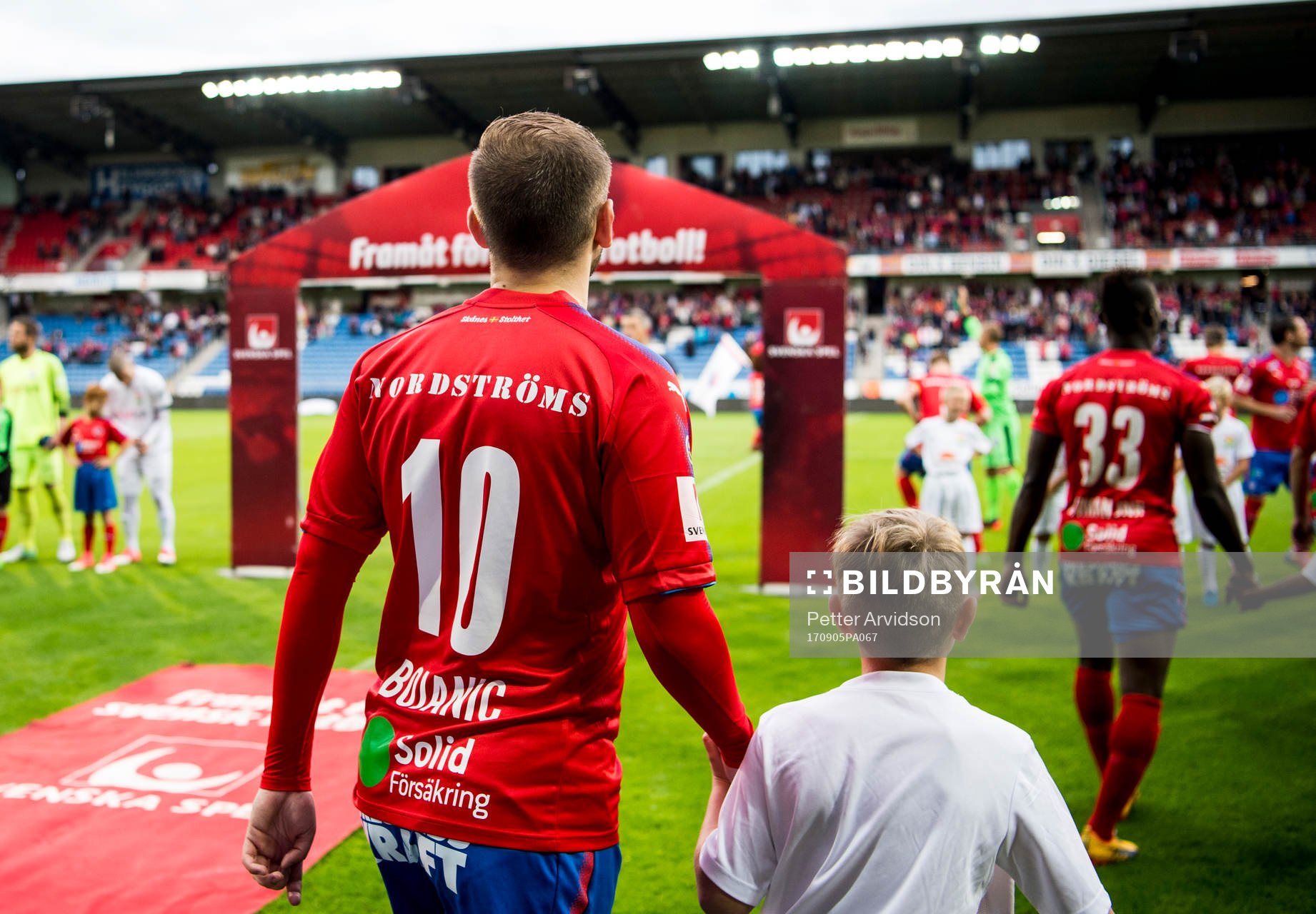 Helsingborgs Darijan Bojanic gör entré