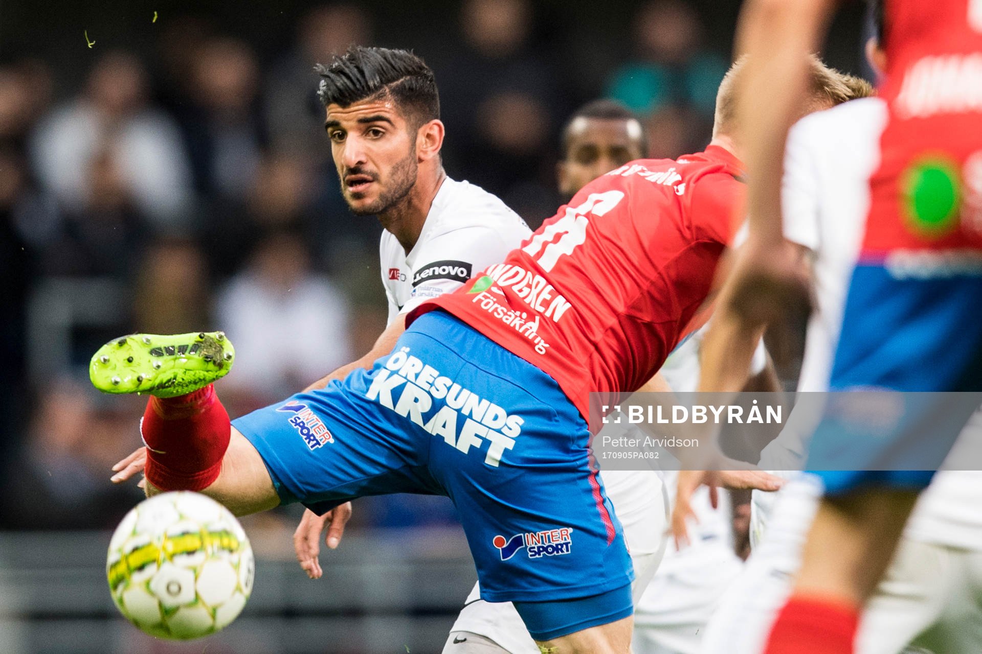 Dalkurds Rewan Amin och Helsingborgs Max Svensson