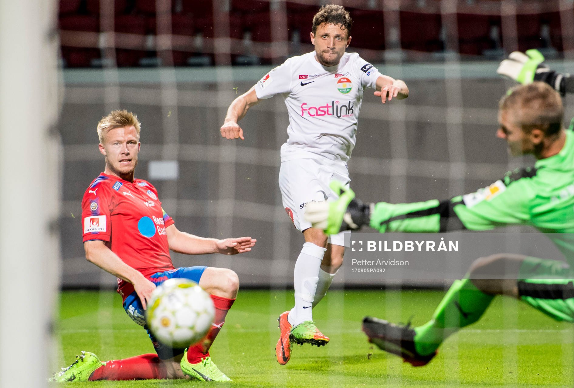 under fotbollsmatchen i Superettan mellan Helsingborg och