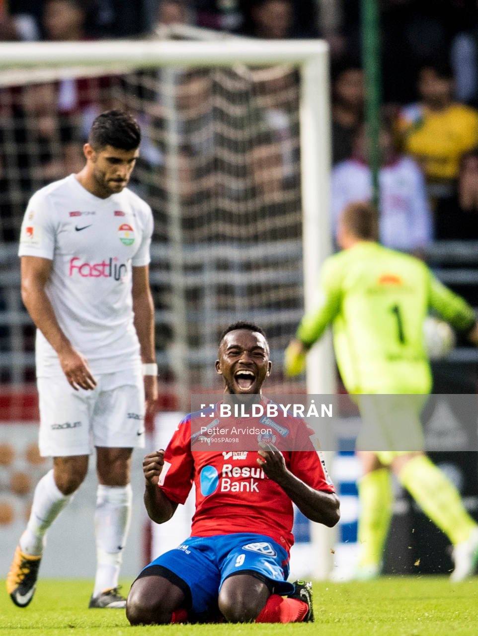 Helsingborgs Lumala Abdu jublar