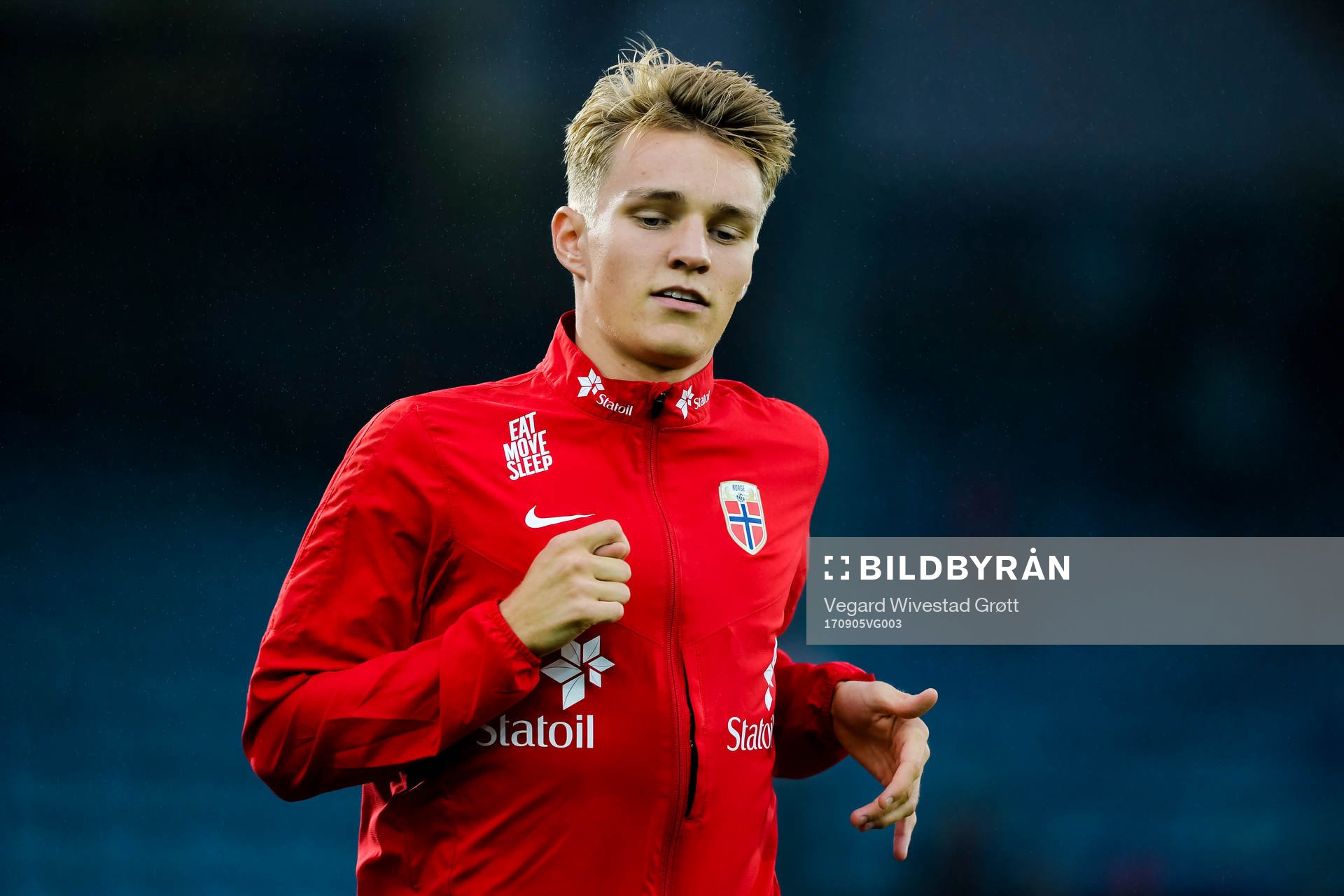 Martin Ødegaard of Norway prior the UEFA European Under-21
