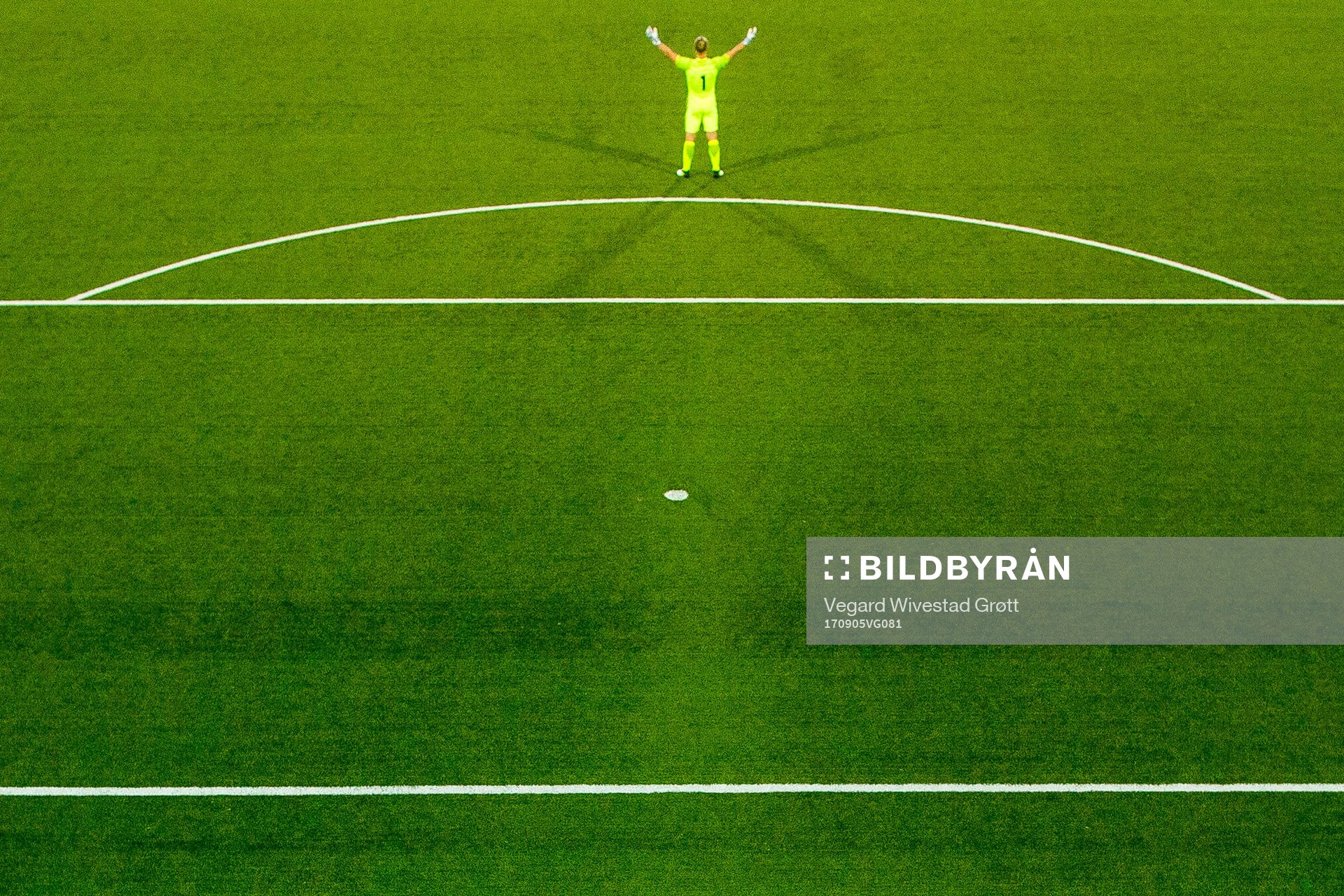 Goalkeeper Sondre Rossbach of Norway