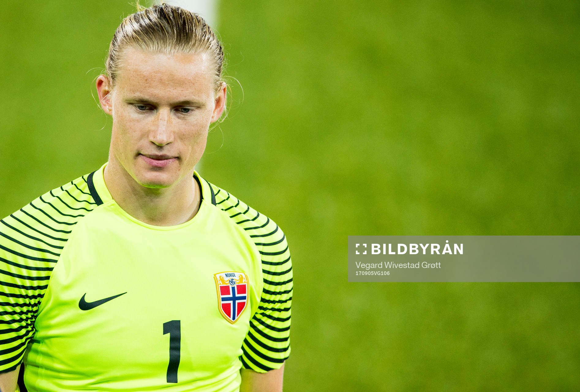 Goalkeeper Sondre Rossbach of Norway