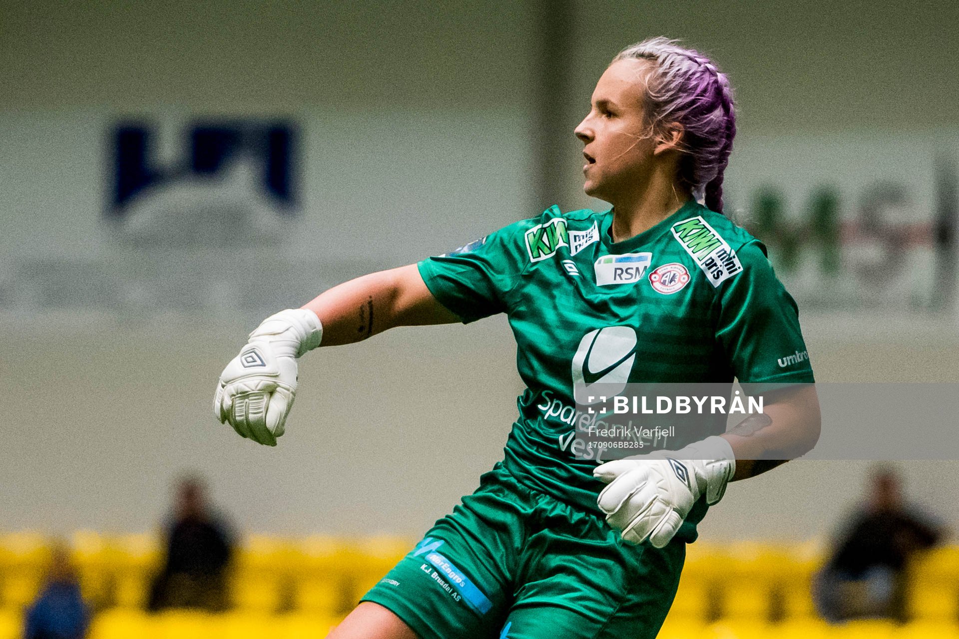 Goalkeeper Alyssa Rose Giannetti of Arna-Bjørnar