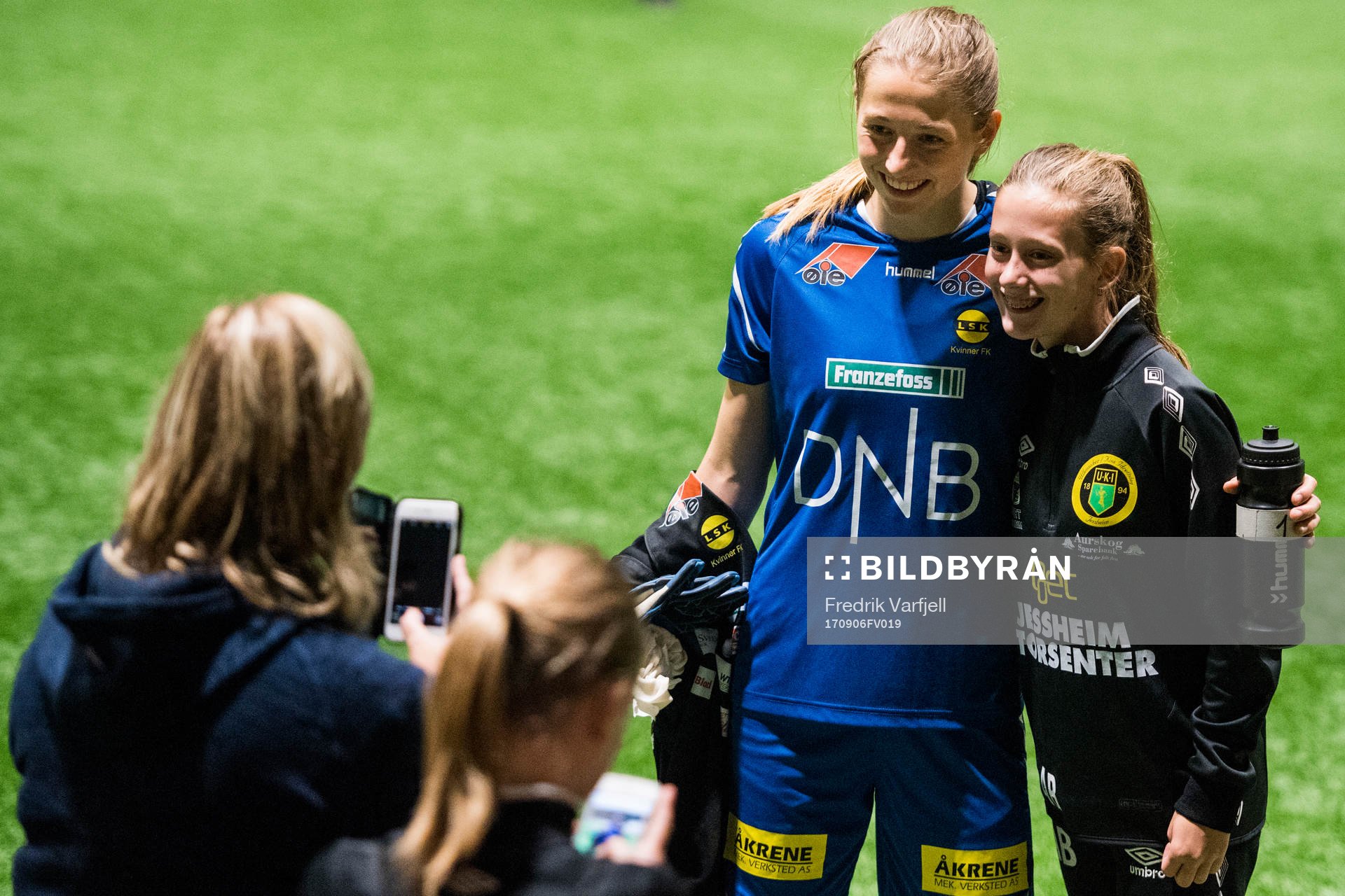Goalkeeper Cecilie Hauståker Fiskerstrand of LSK kvinner
