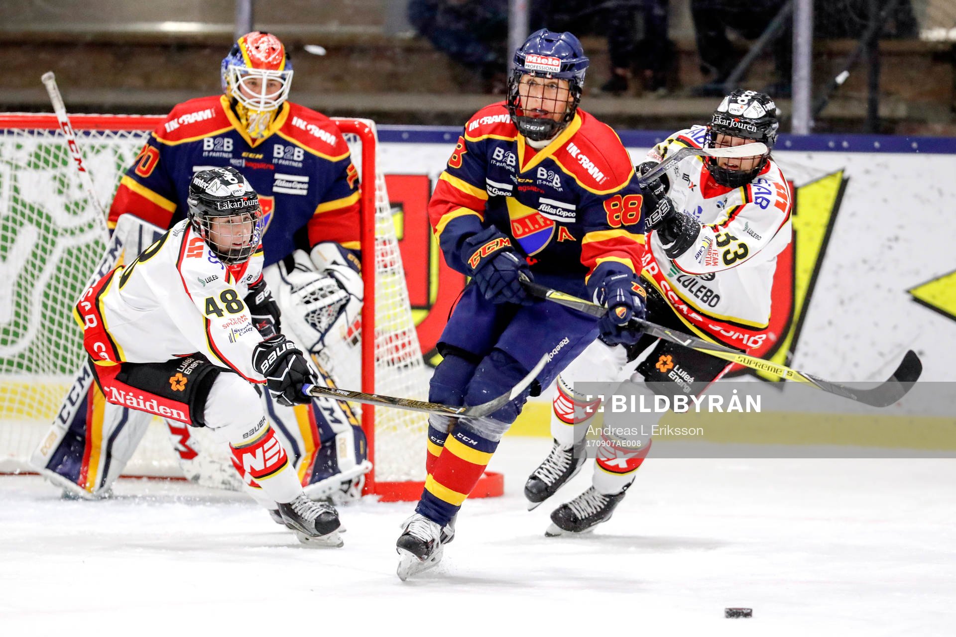 Luleås Nathalie Ferno och Michelle Karvinen och