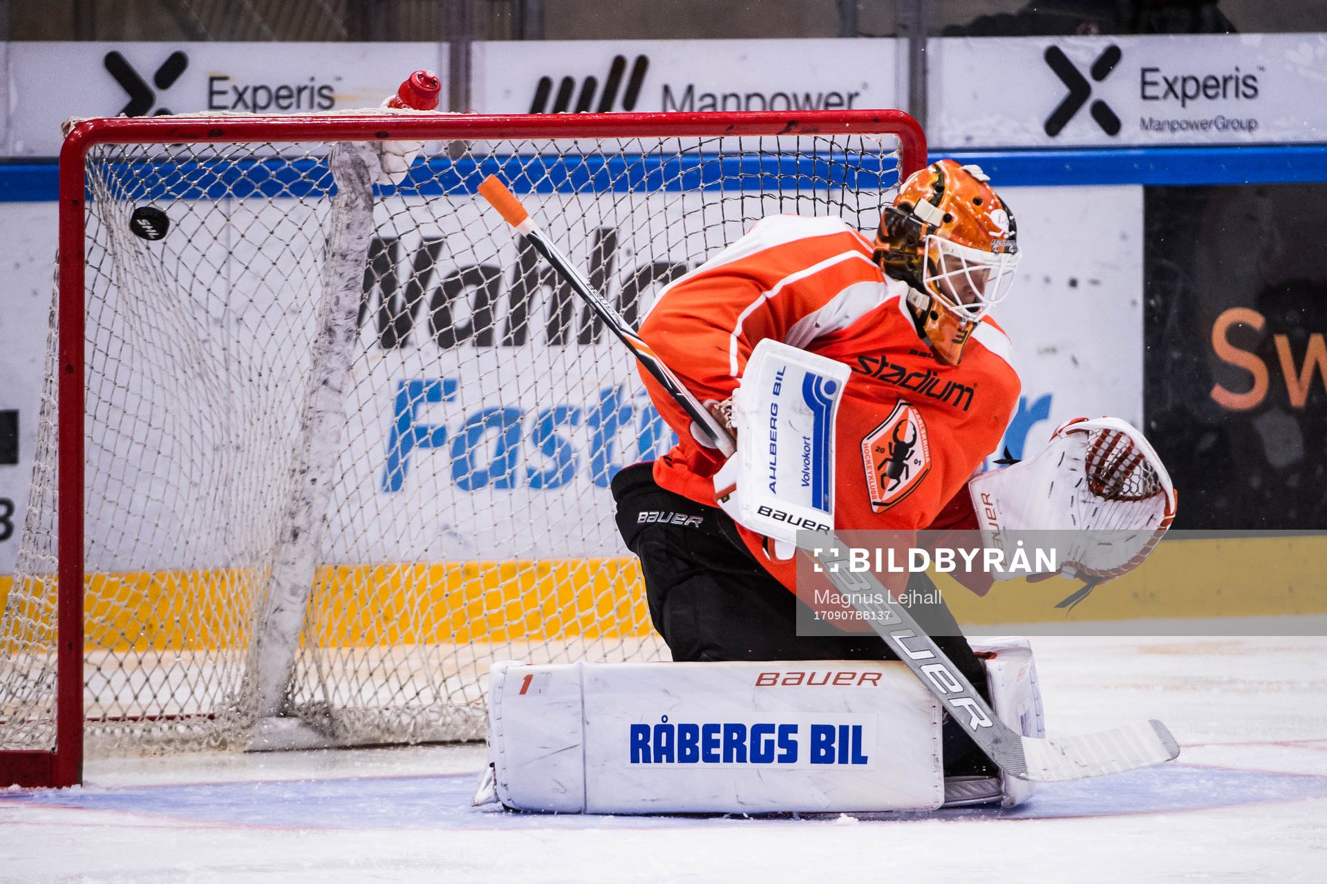 Karlskronas målvakt Henrik Lundberg släpper in 0-6 av