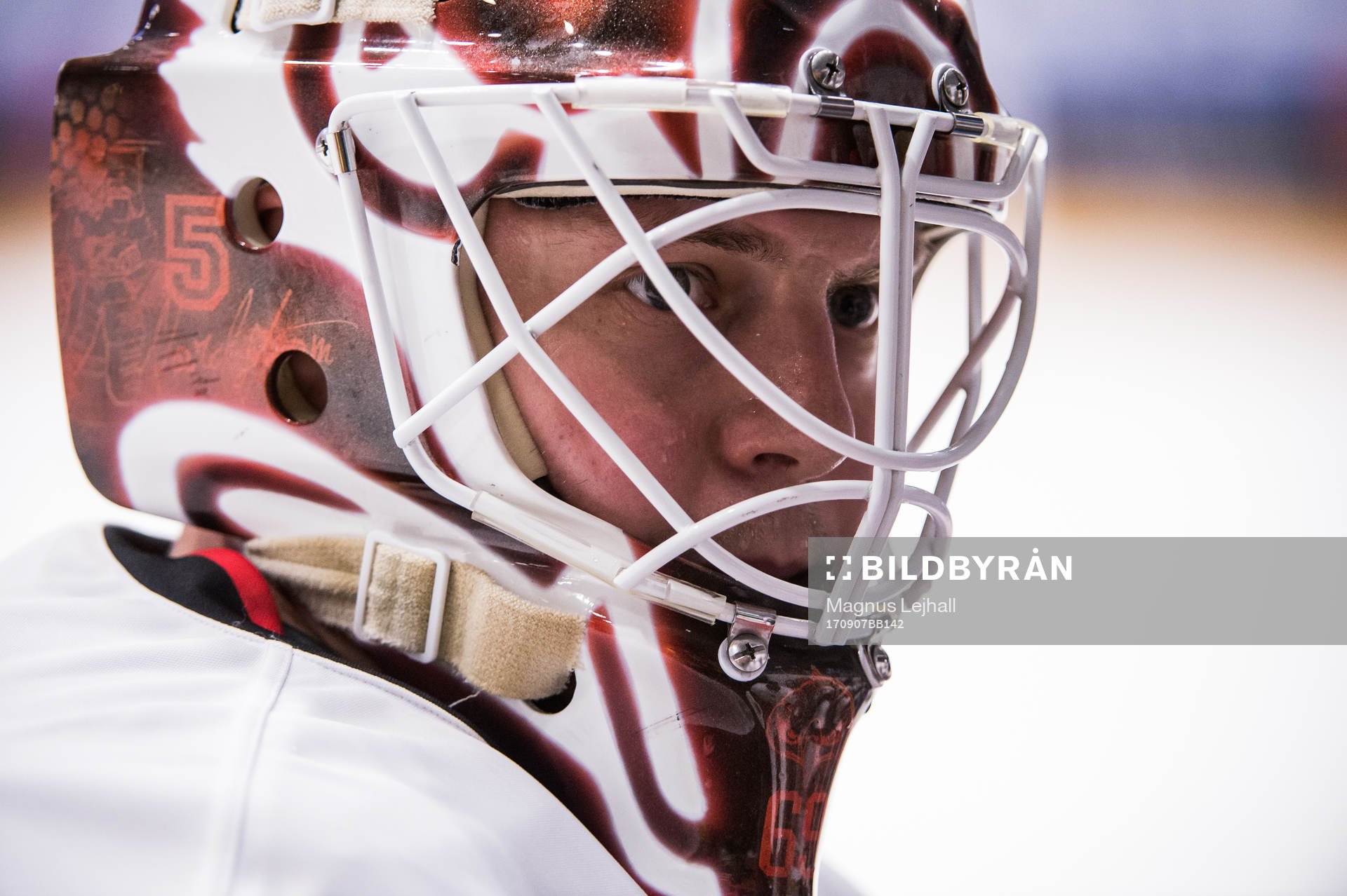 Malmö Redhawks målvakt Oscar Alsenfelt