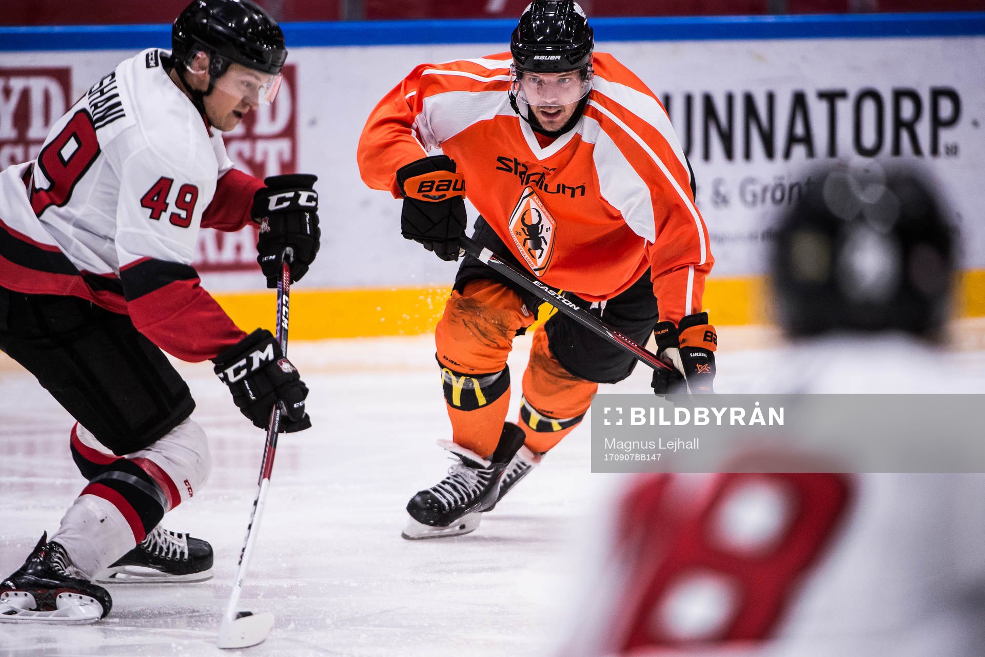Karlskronas Morten Madsen med fokus på Malmö Redhawks