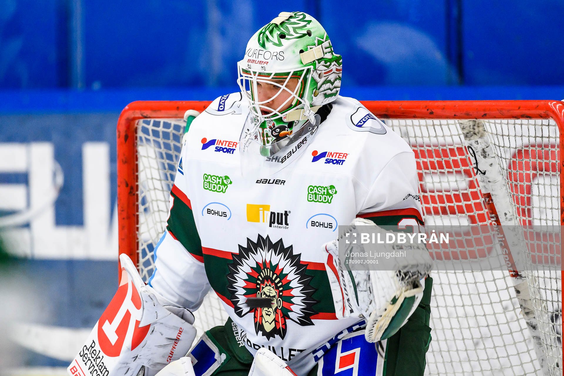 Frölundas målvakt Johan Gustafsson