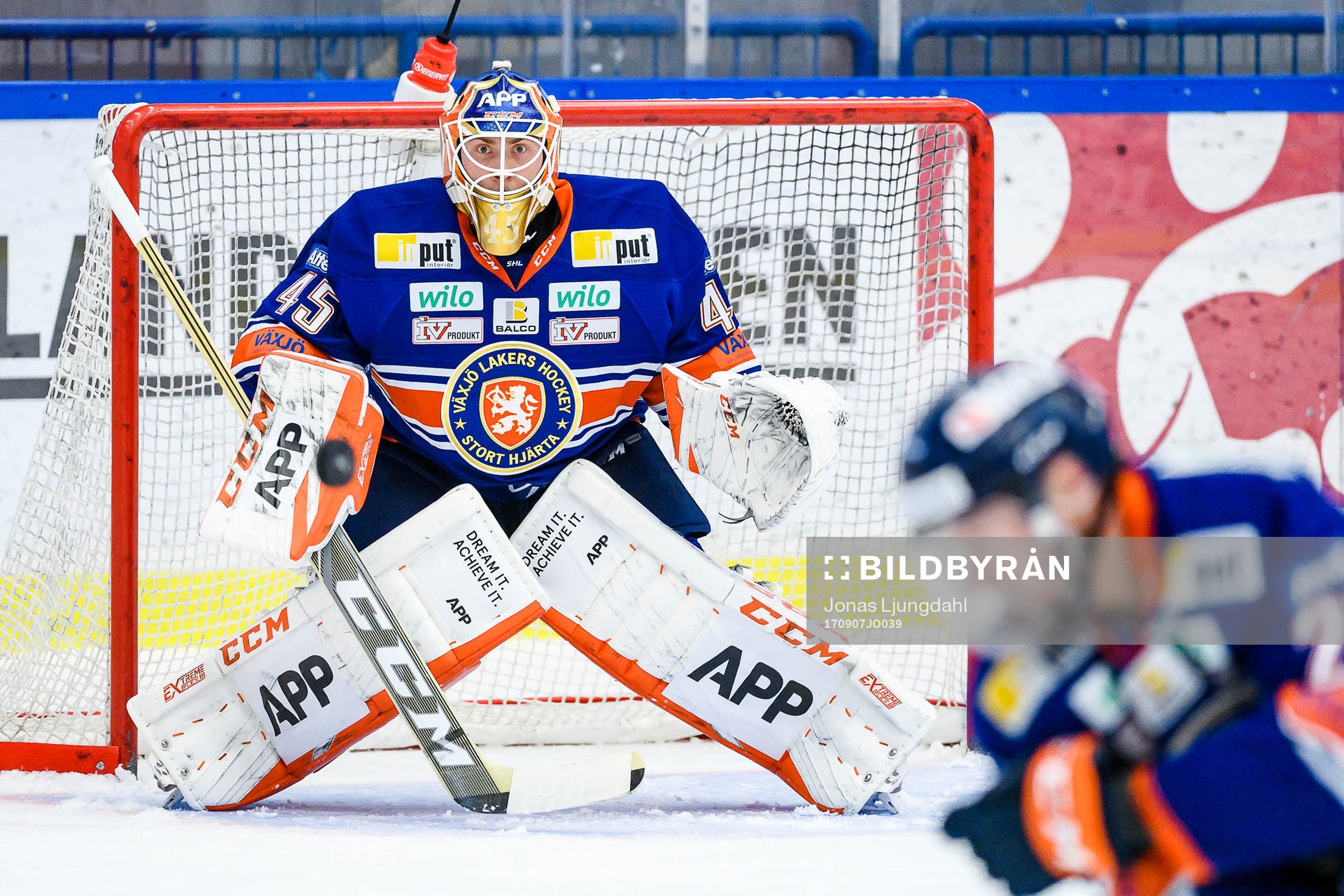 Växjös målvakt Viktor Andrén