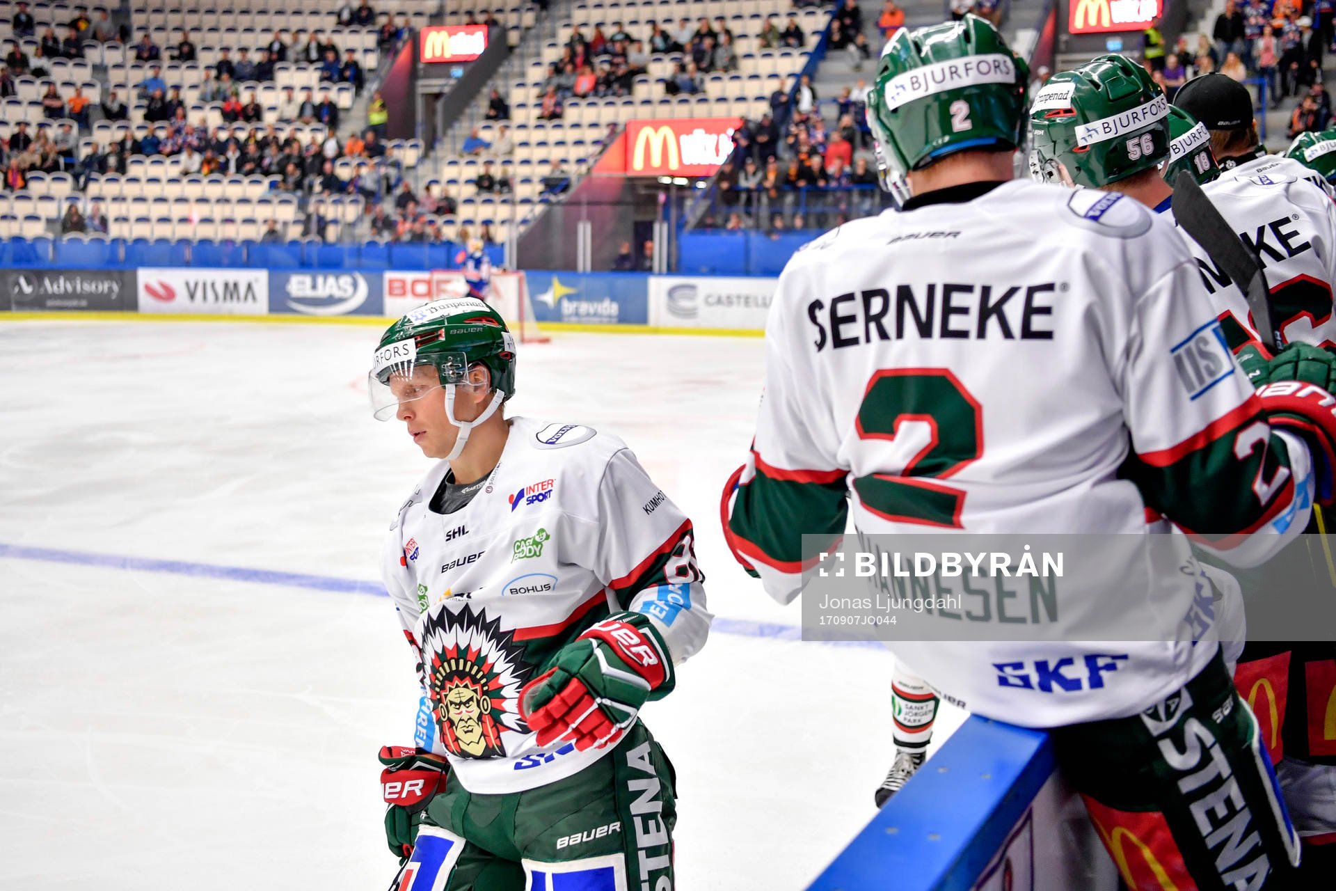 Frölundas Ryan Lasch jublar