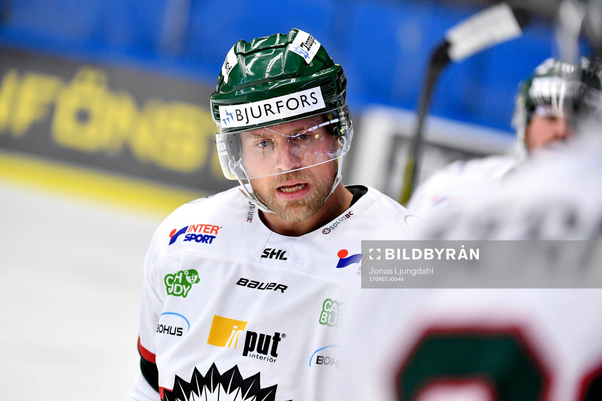 Frölundas Sean Bergenheim jublar