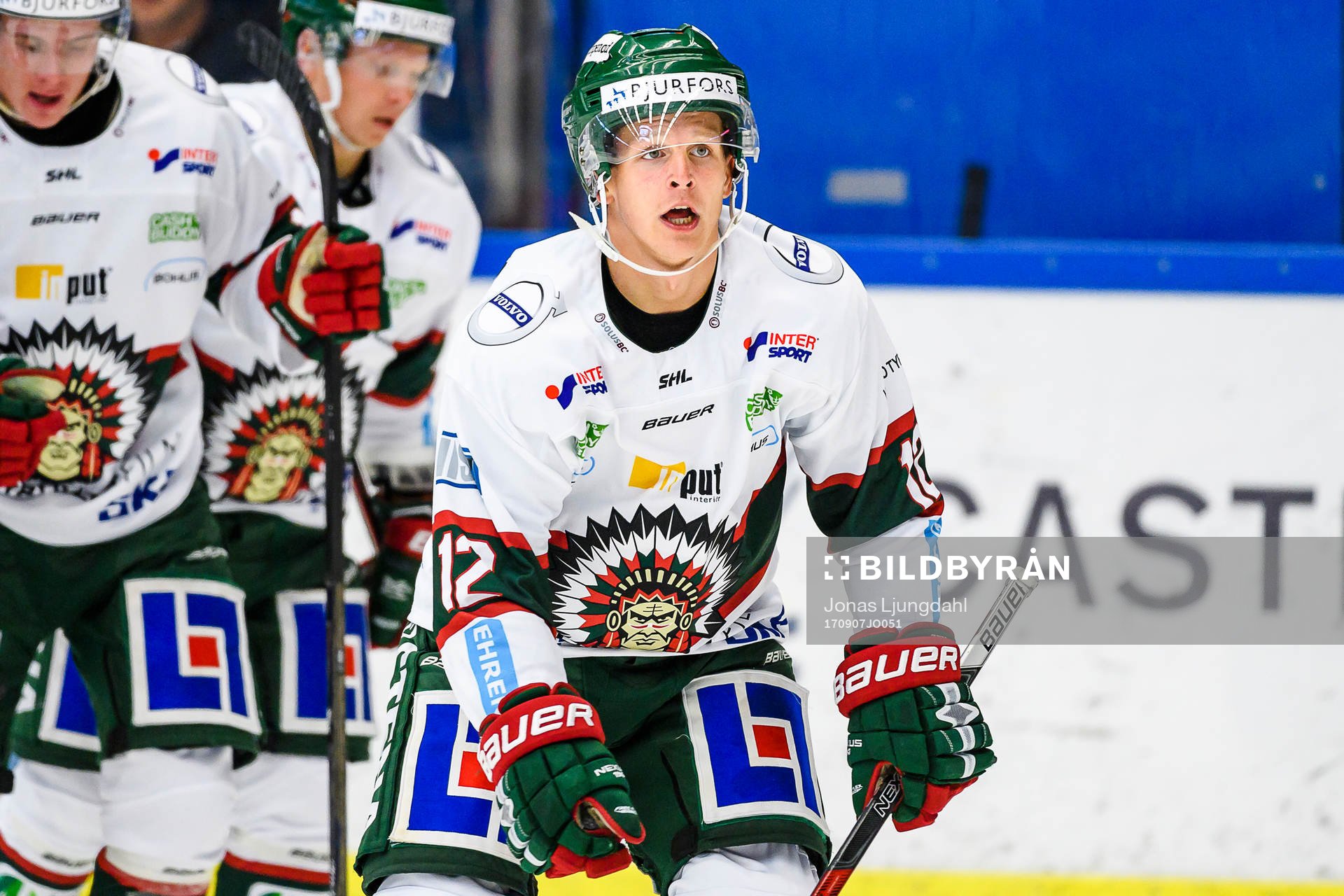 Frölundas Max Friberg jublar