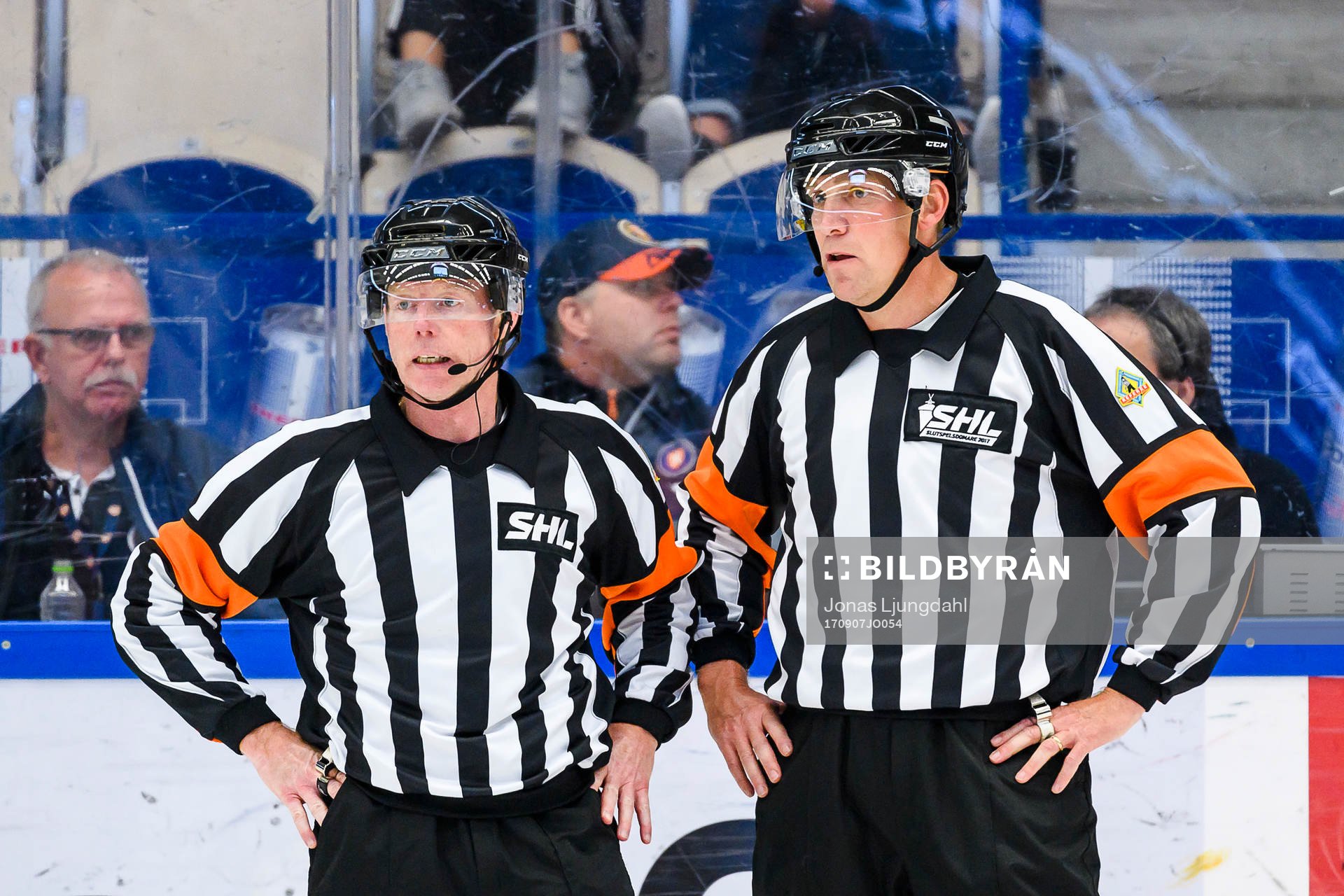 Domare Pehr Claesson och Morgan Johansson