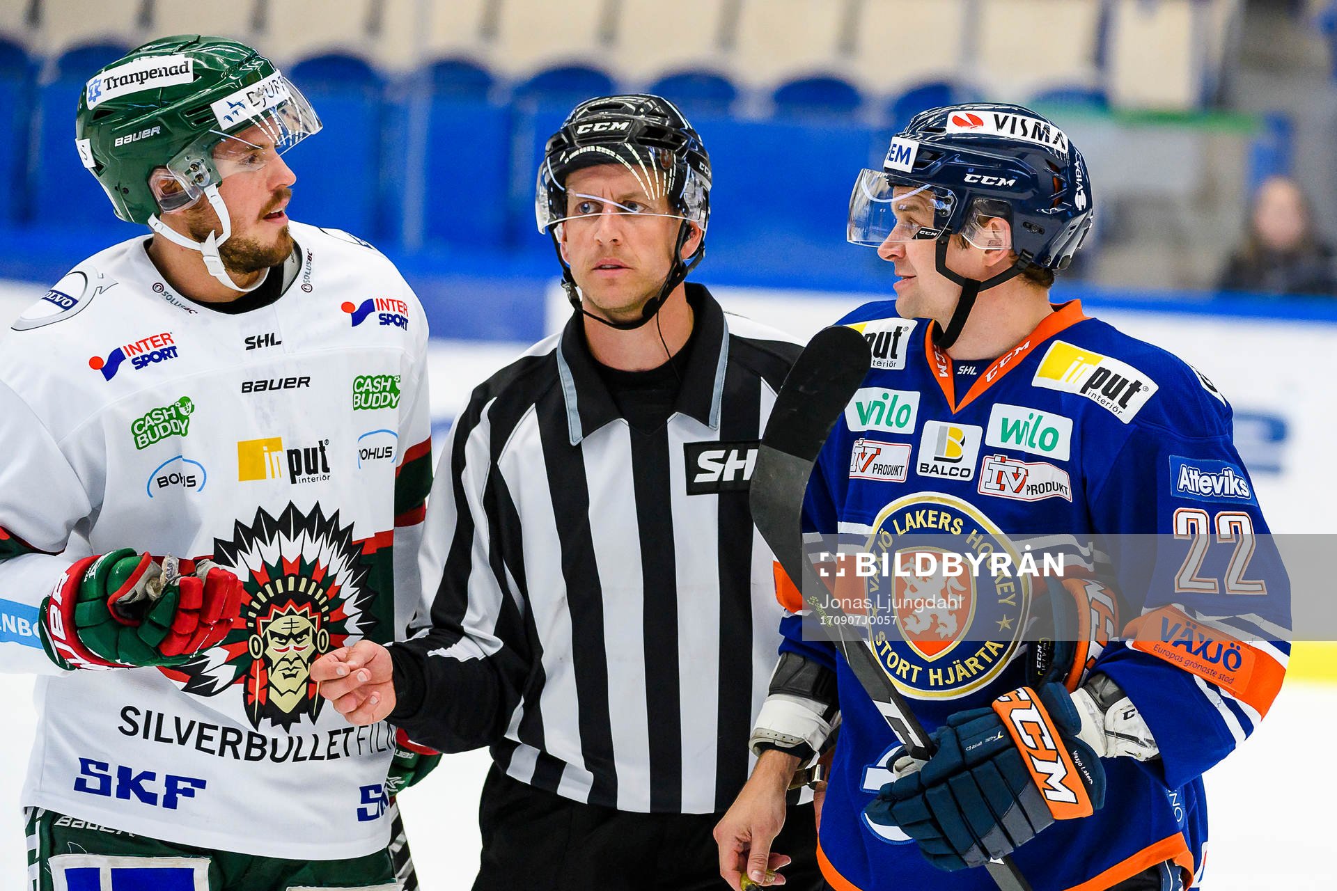 Irriterat mellan Frölundas Sebastian Stålberg och