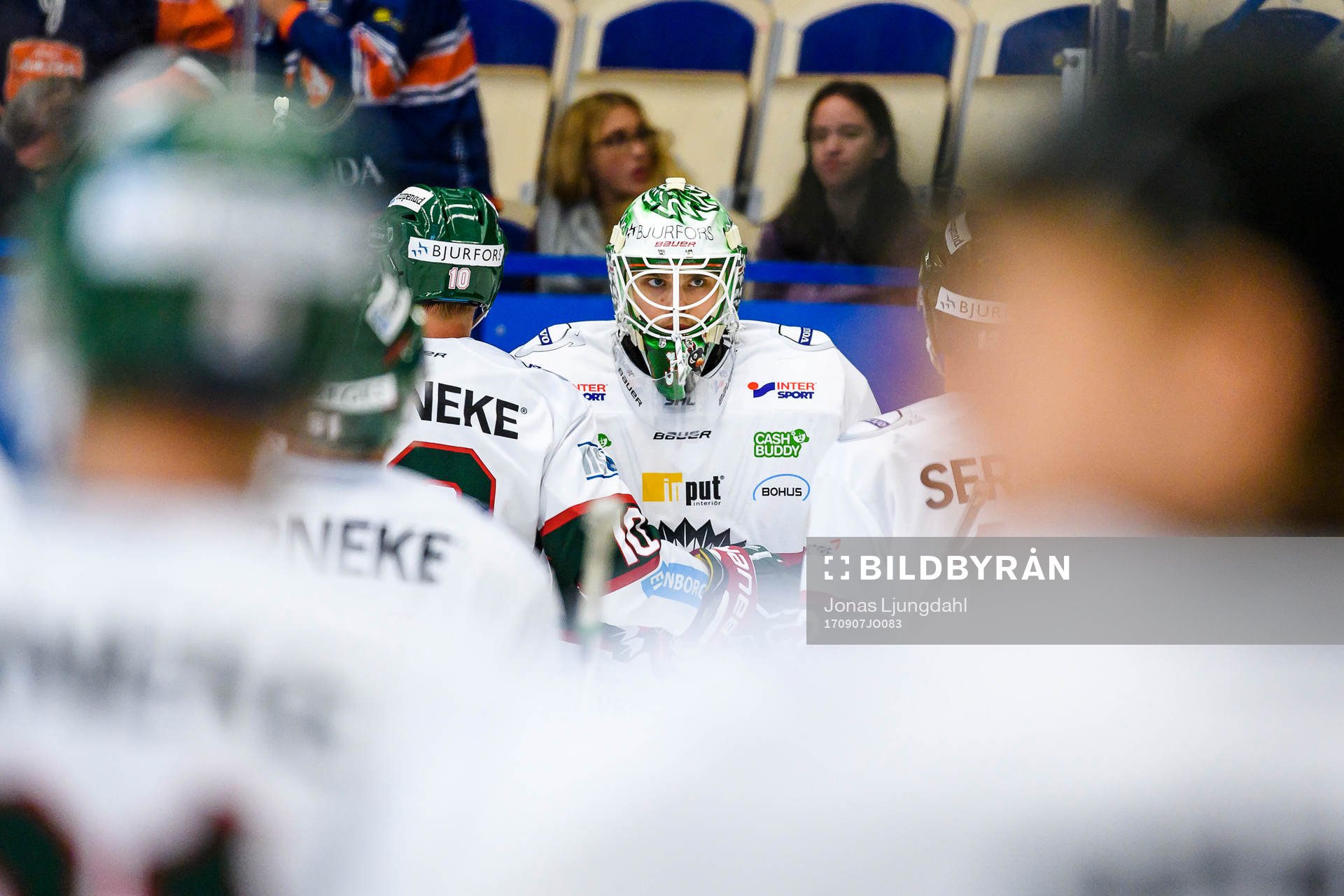 Frölundas målvakt Johan Gustafsson