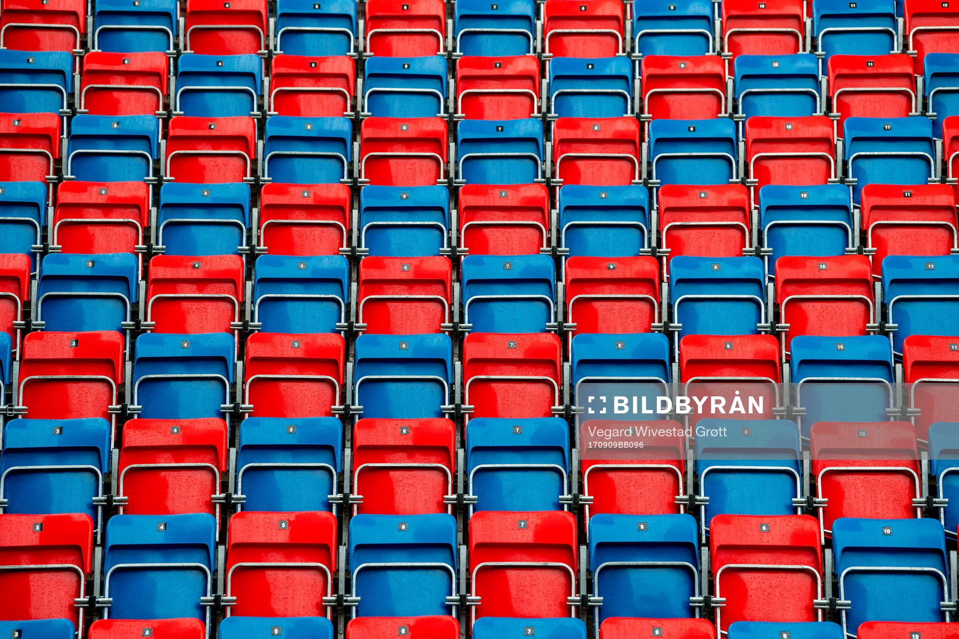 Seats at Vålerenga kultur- og idrettspark