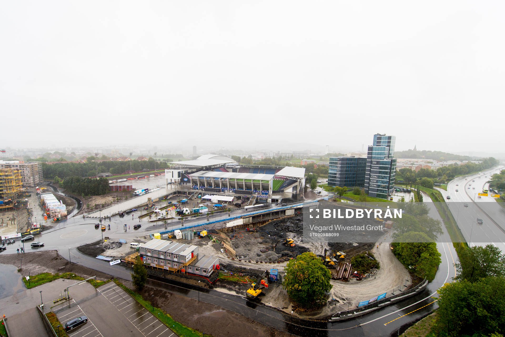 General view of Vålerenga kultur- og idrettspark