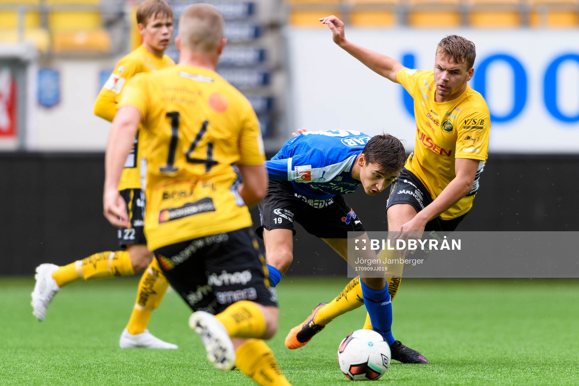 Halmstads Rasmus Wiedesheim-Paul och Elfsborgs Gustav