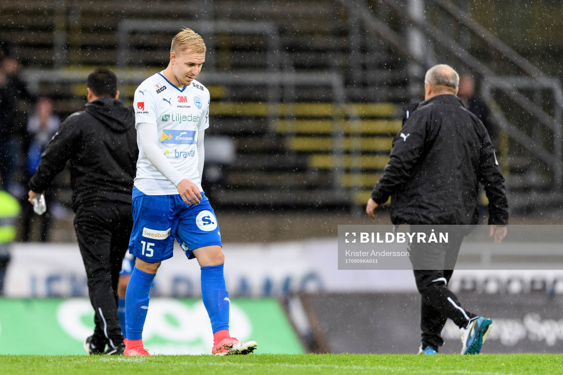 Värnamos Melvin Frithzell deppar