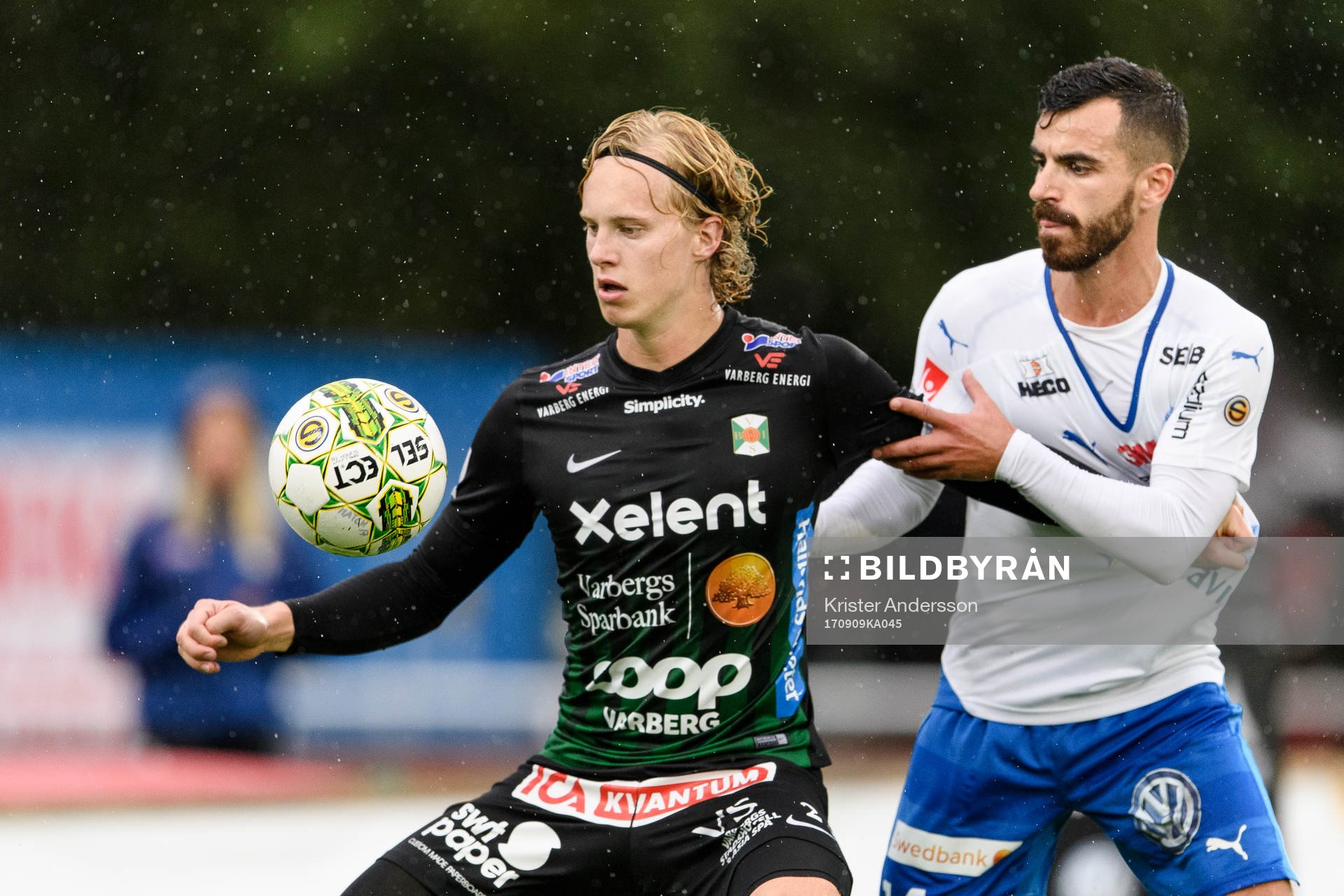 Varbergs Gustav Berggren och Värnamos Liridon Silka
