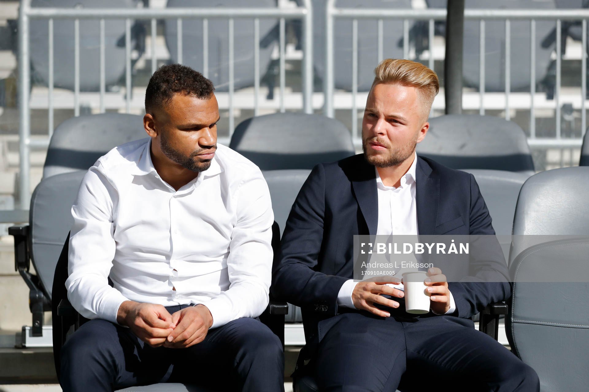Hammarbys Serge-Junior Martinsson Ngouali och Sander