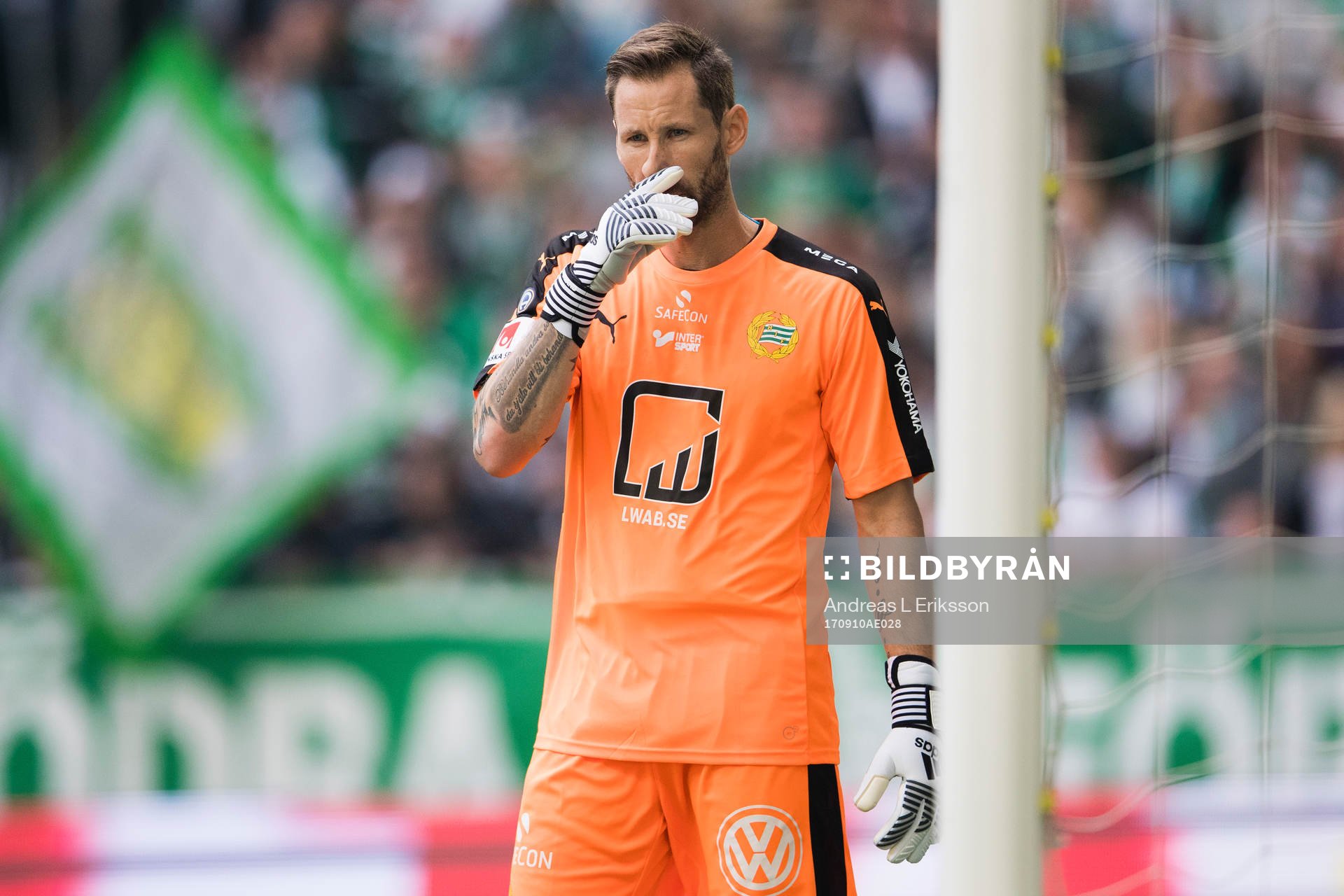 Hammarbys målvakt Johan Wiland