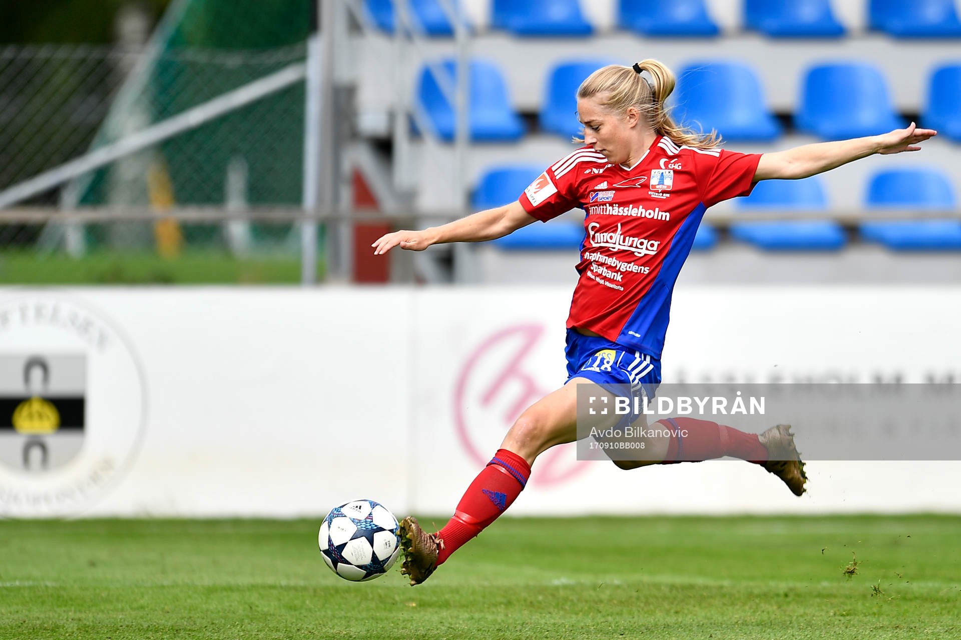 Vittsjös Linda Sällström skjuter