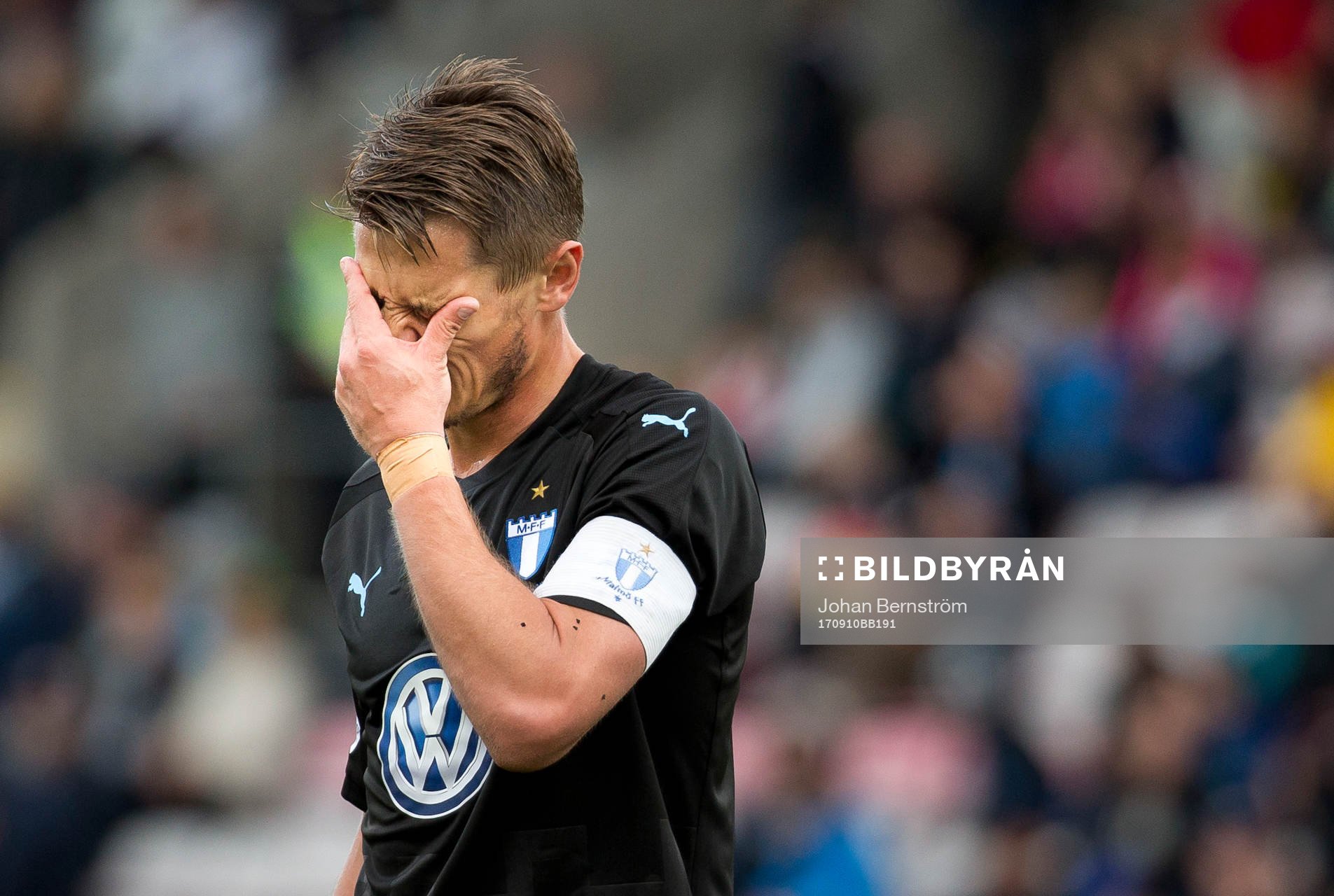 Malmö FFs Markus Rosenberg deppar