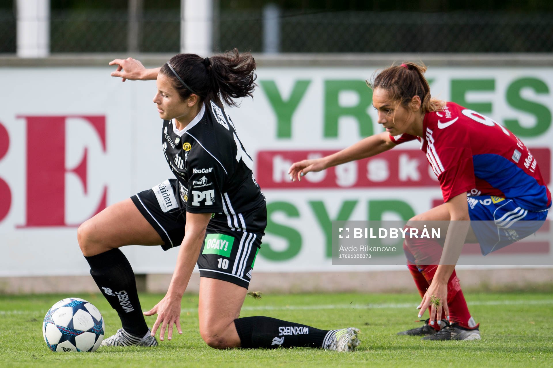 Piteås Hanna Pettersson och Vittsjös Lisa Klinga