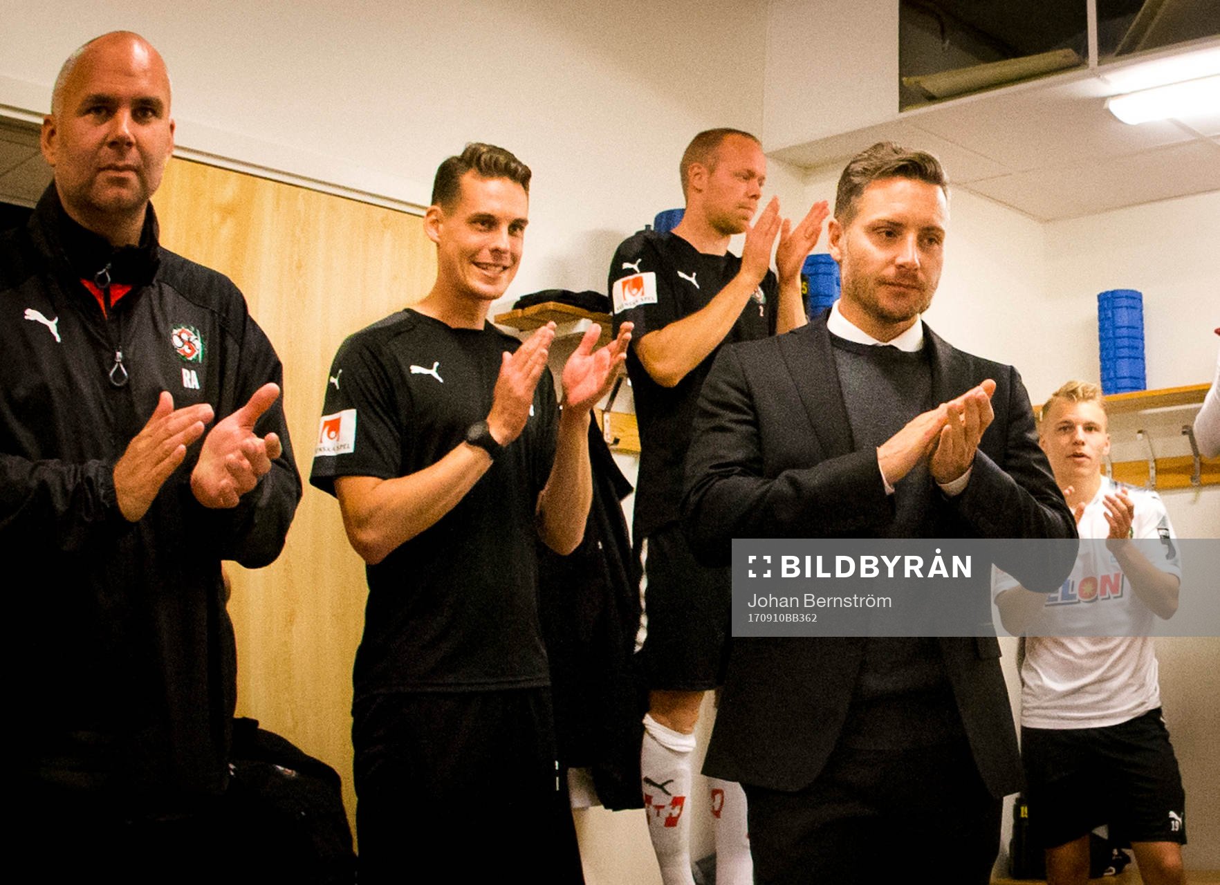 Örebros assisterande tränare Daniel Bäckström och