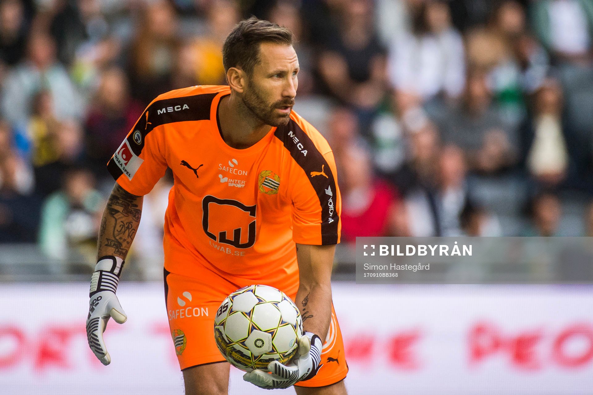 Hammarbys målvakt Johan Wiland
