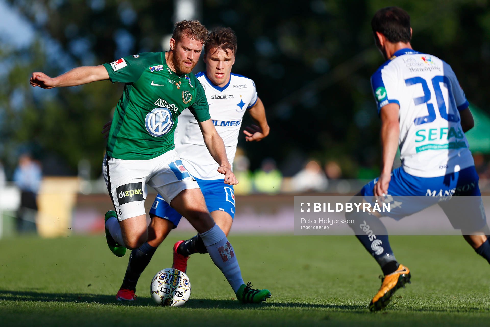 Jönköpings Stefan Karlsson och Norrköpings Simon Skrabb