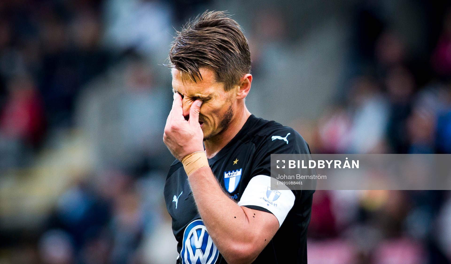 Malmö FFs Markus Rosenberg deppar