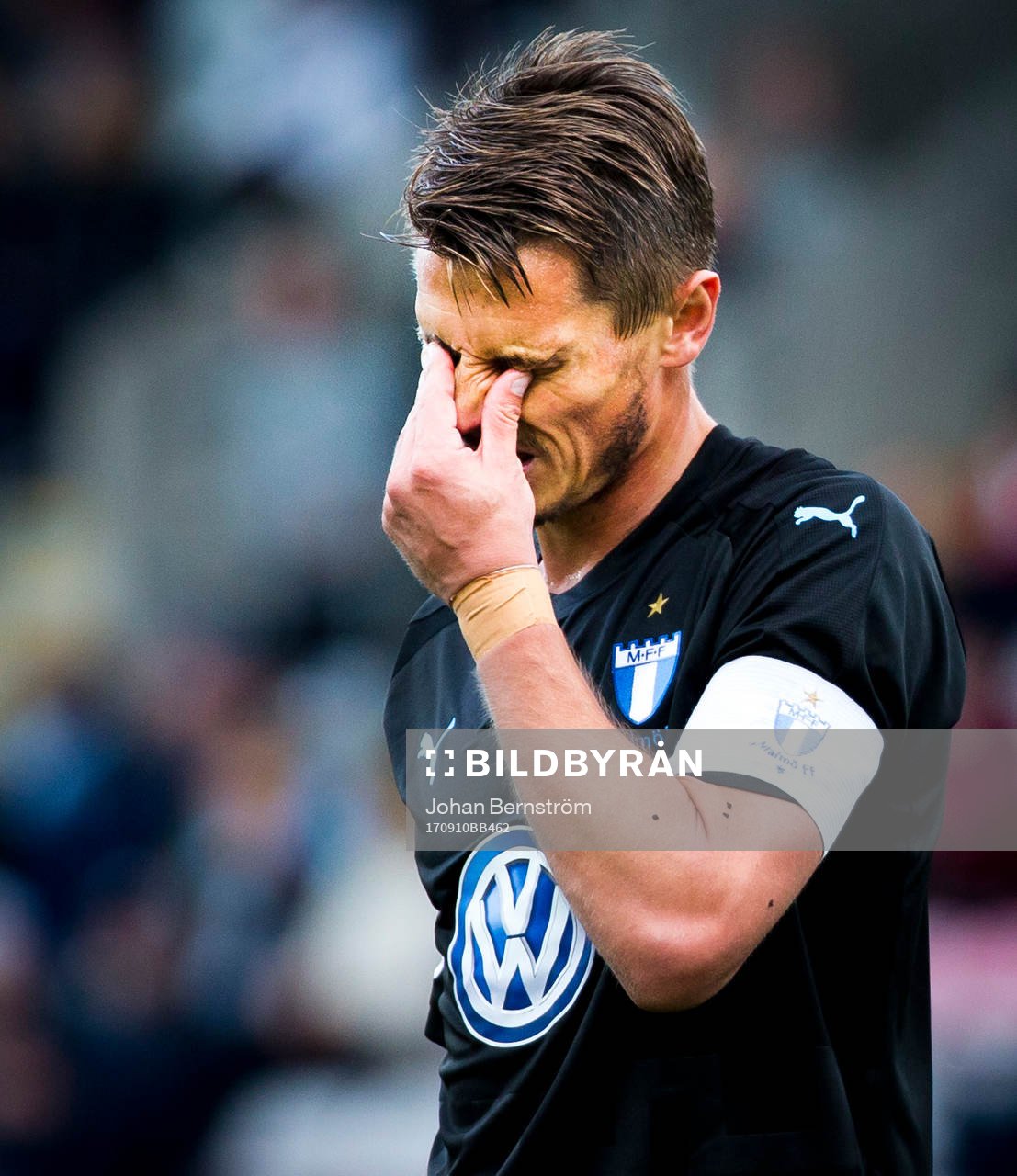 Malmö FFs Markus Rosenberg deppar