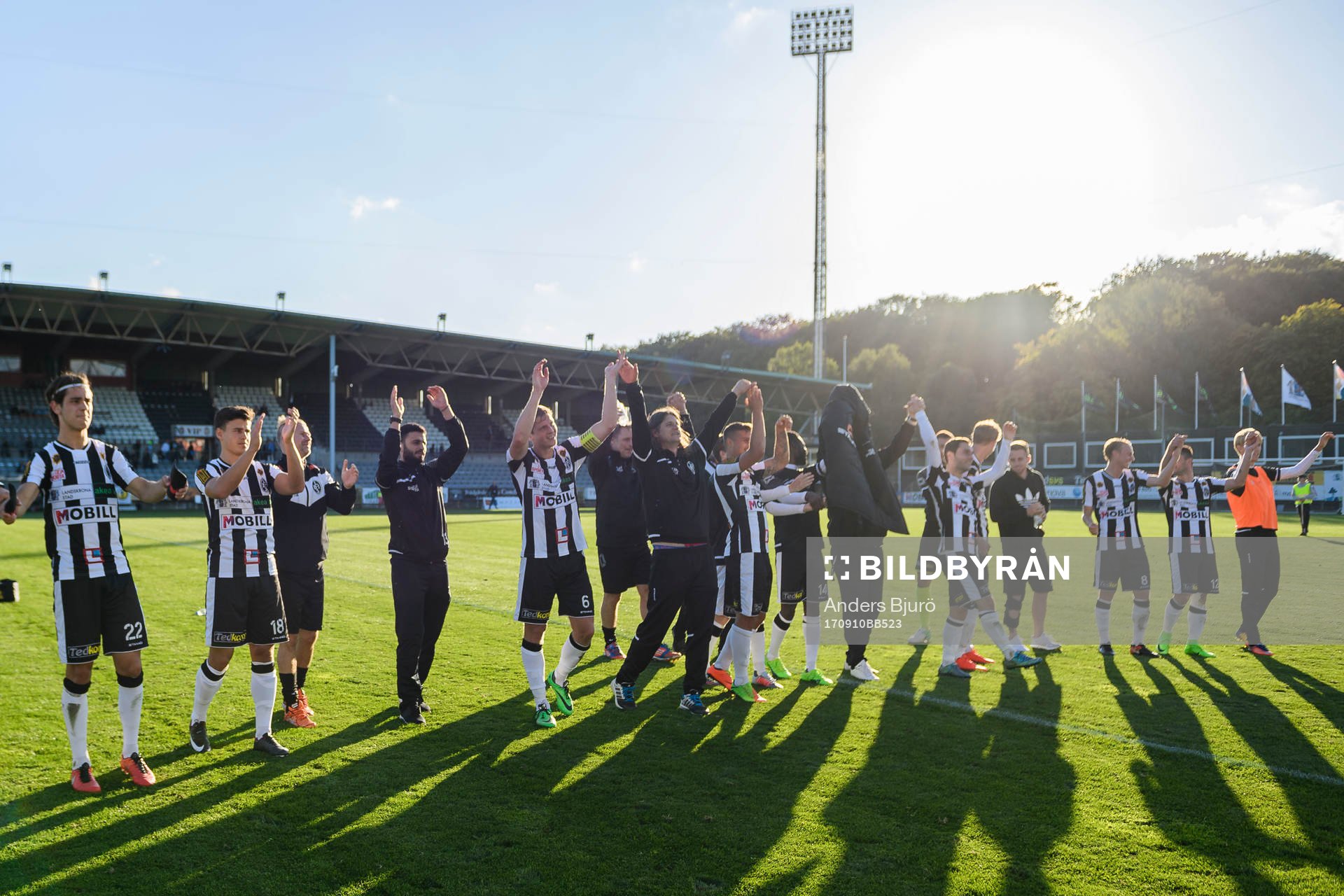 under fotbollsmatchen i division 1 Södra mellan Landskrona