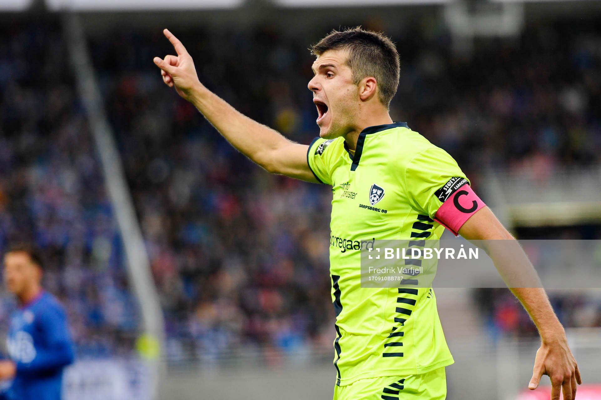 Joachim Thomassen, of Sarpsborg, reacts