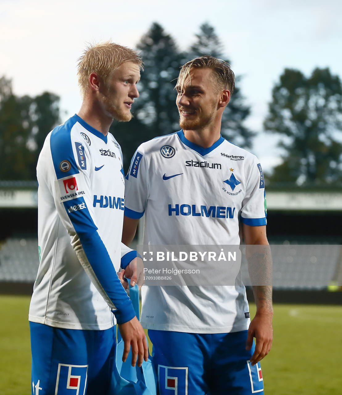 Norrköpings målgörare Kalle Holmberg och Linus Wahlqvist
