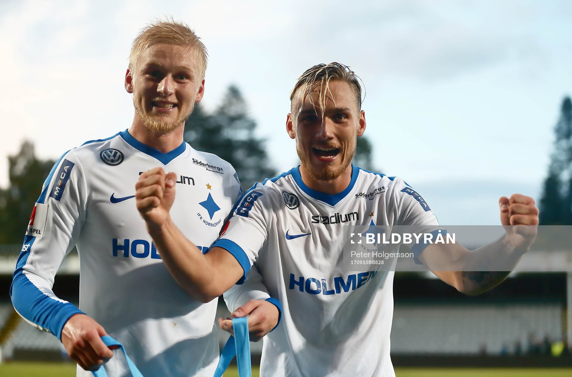 Norrköpings målgörare Kalle Holmberg och Linus Wahlqvist