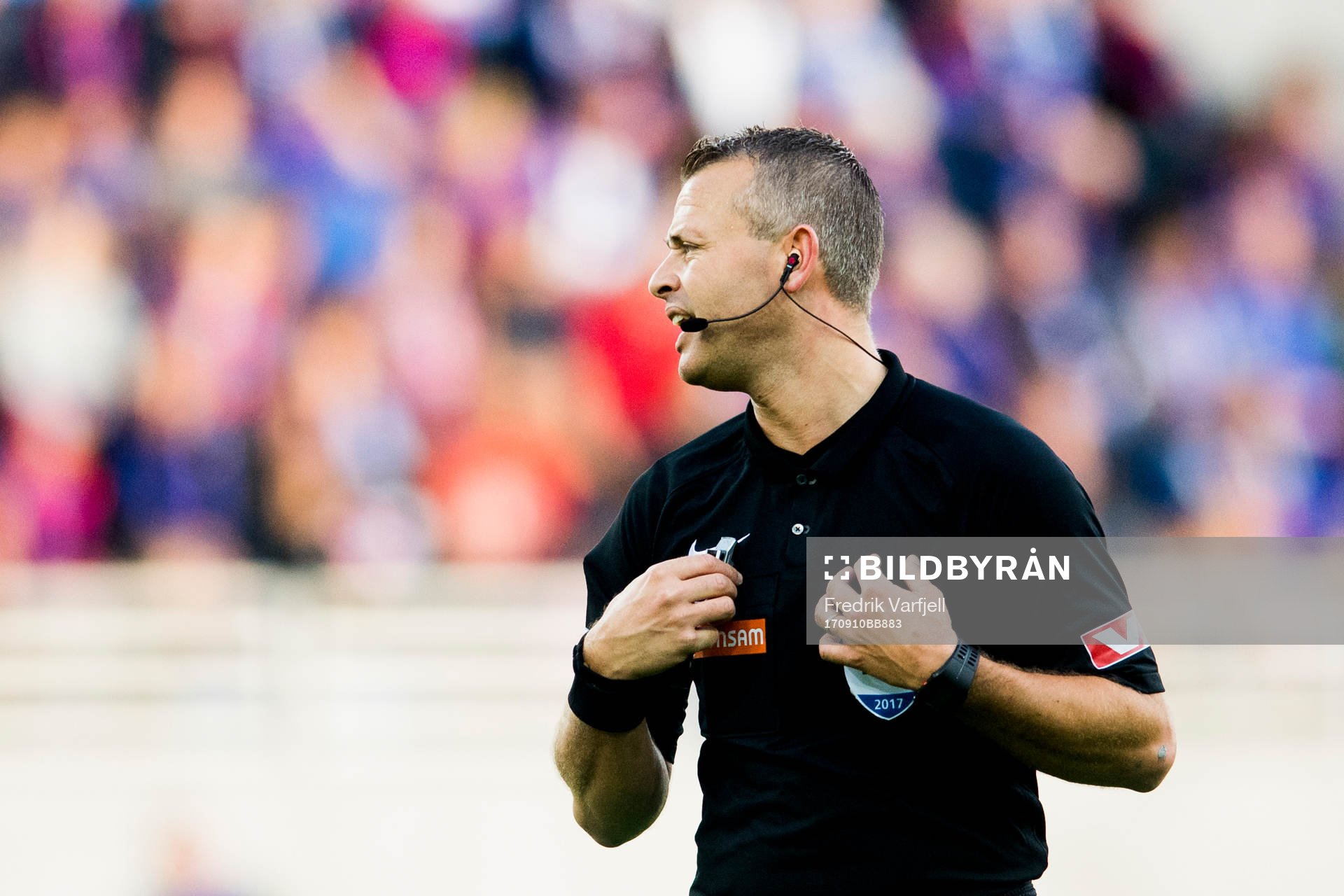 The referee Svein Oddvar Moen