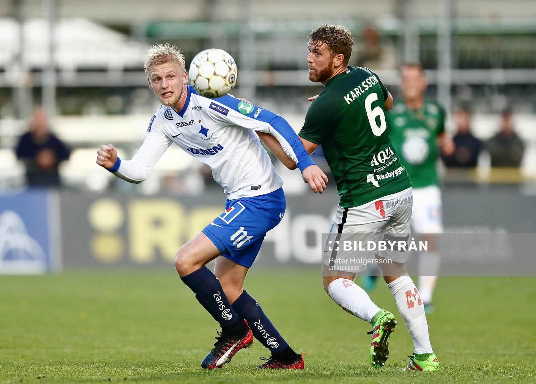 Norrköpings Kalle Holmberg och Jönköpings Stefan Karlsson