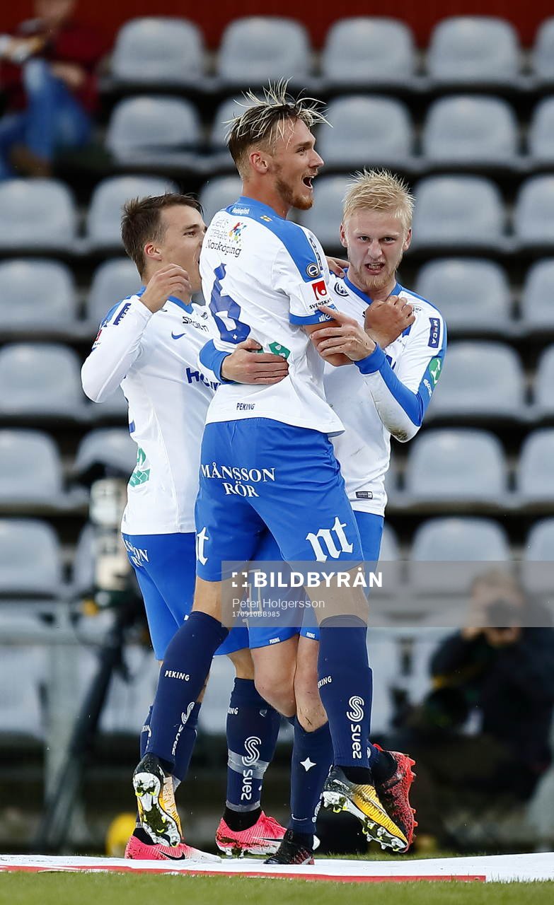 Målgörare Norrköpings Linus Wahlqvist och Kalle Holmberg