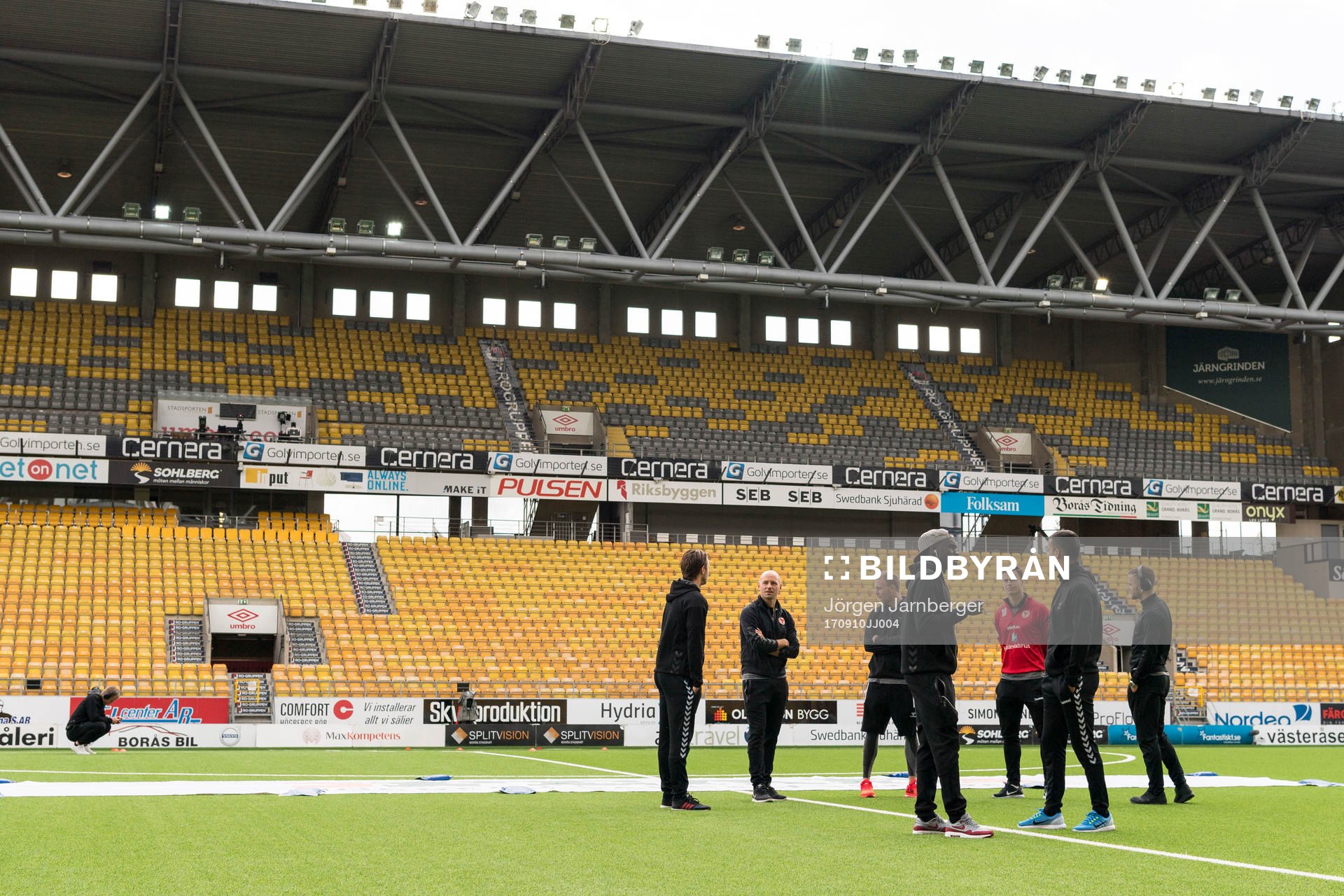 Kalmars spelare har anlänt till Borås arena