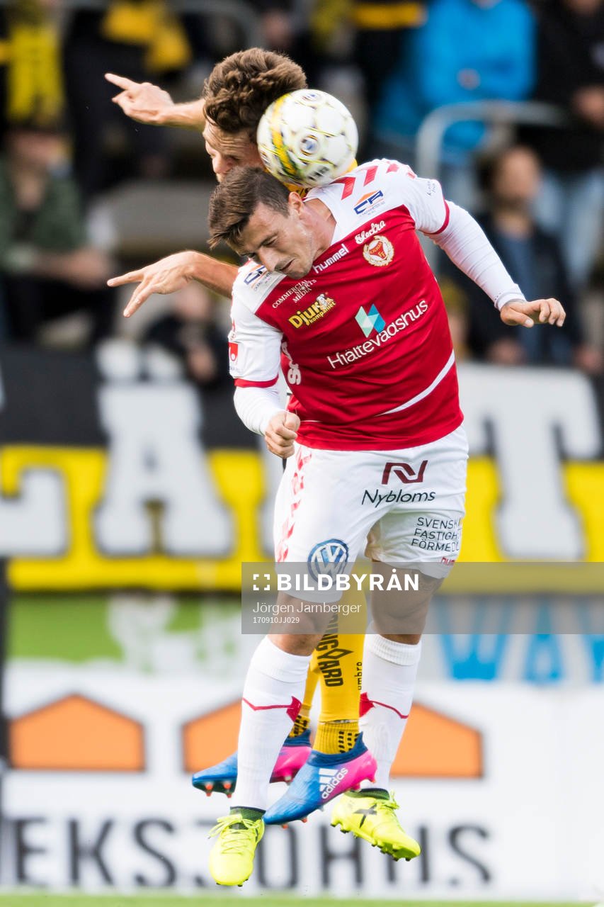 Kalmars Erton Fejzullahu och Elfsborgs Jörgen Horn