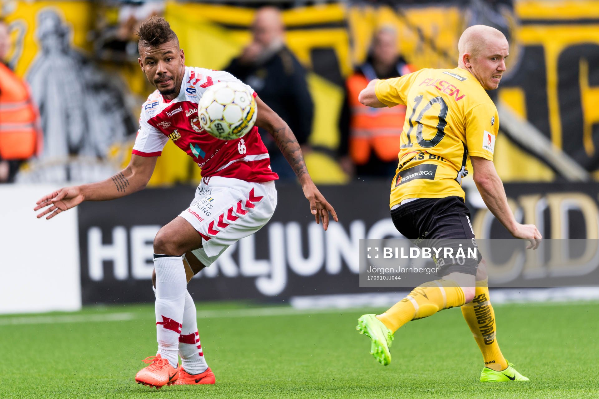 Kalmars Mikael Dyrestam och Elfsborgs Simon Lundevall