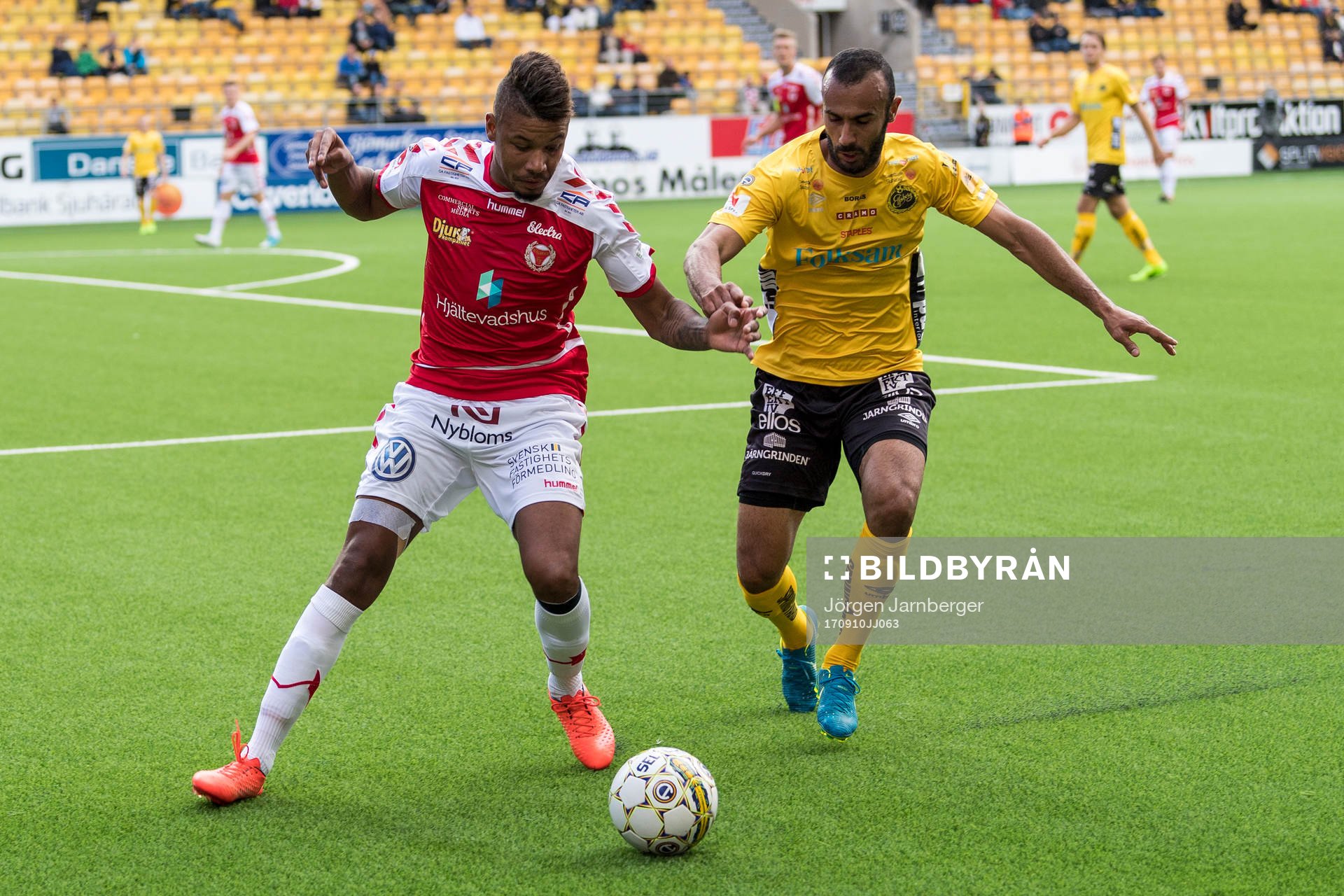 Kalmars Mikael Dyrestamoch Elfsborgs Issam Jebali