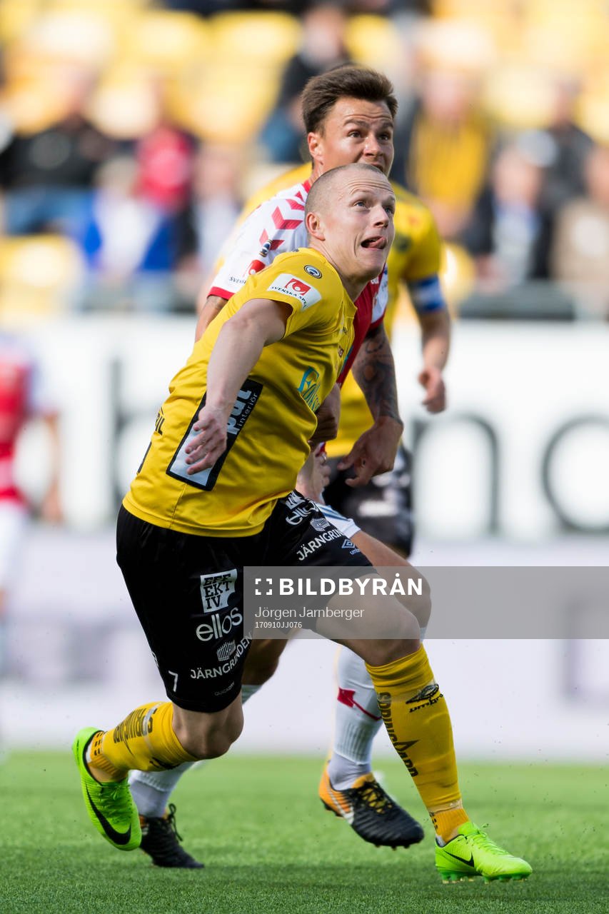 Elfsborgs Daniel Gustavsson och Kalmars Melker Hallberg